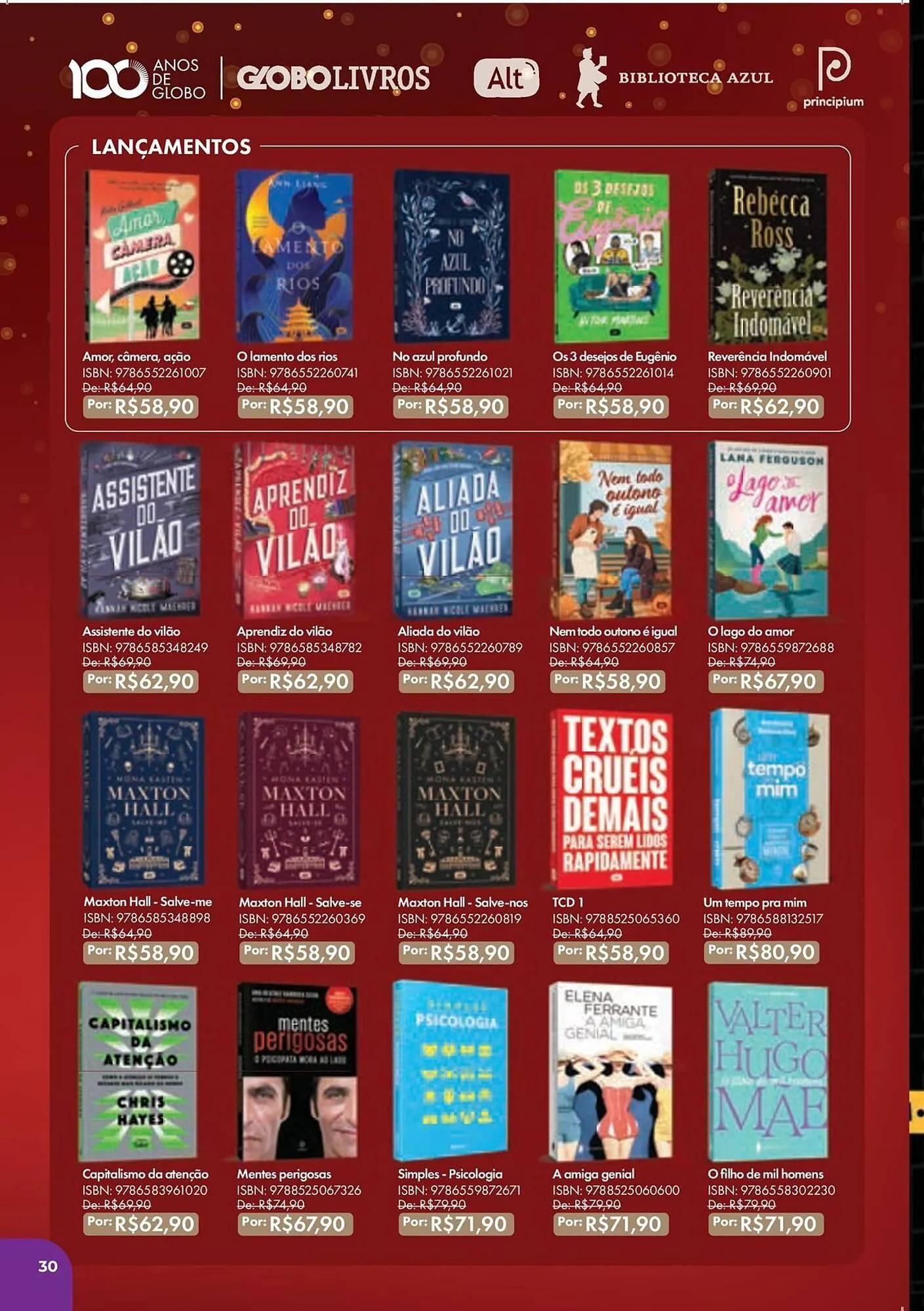 Encarte de Catálogo Livraria Leitura 3 de novembro até 28 de dezembro 2025 - Pagina 30