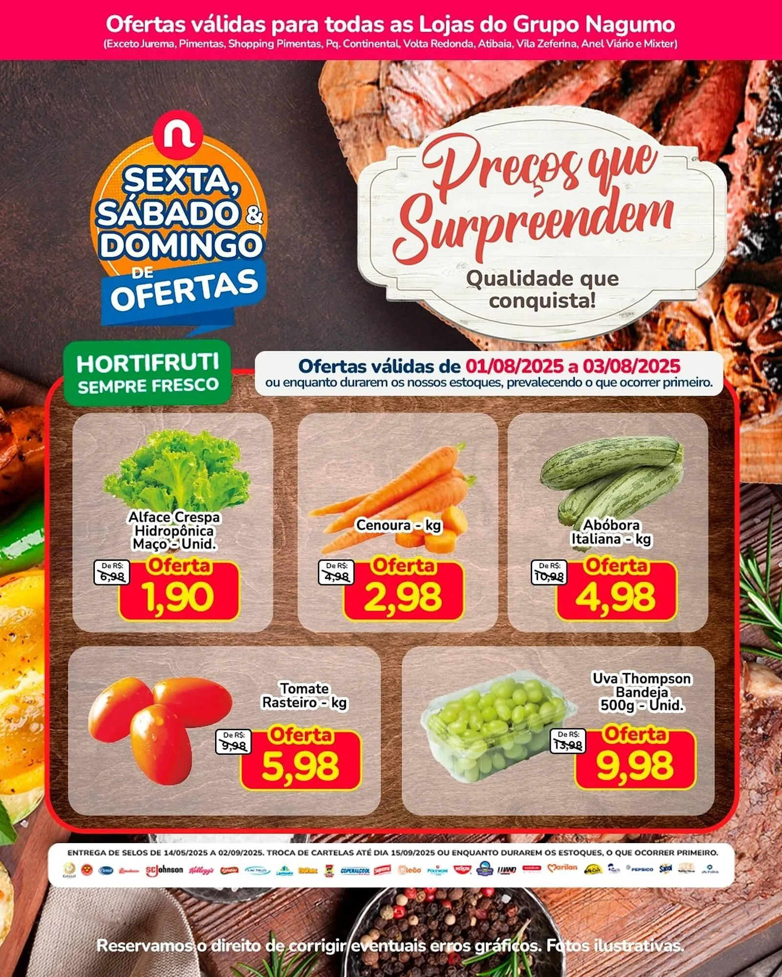 Encarte de Catálogo Nagumo 1 de agosto até 3 de agosto 2025 - Pagina 1