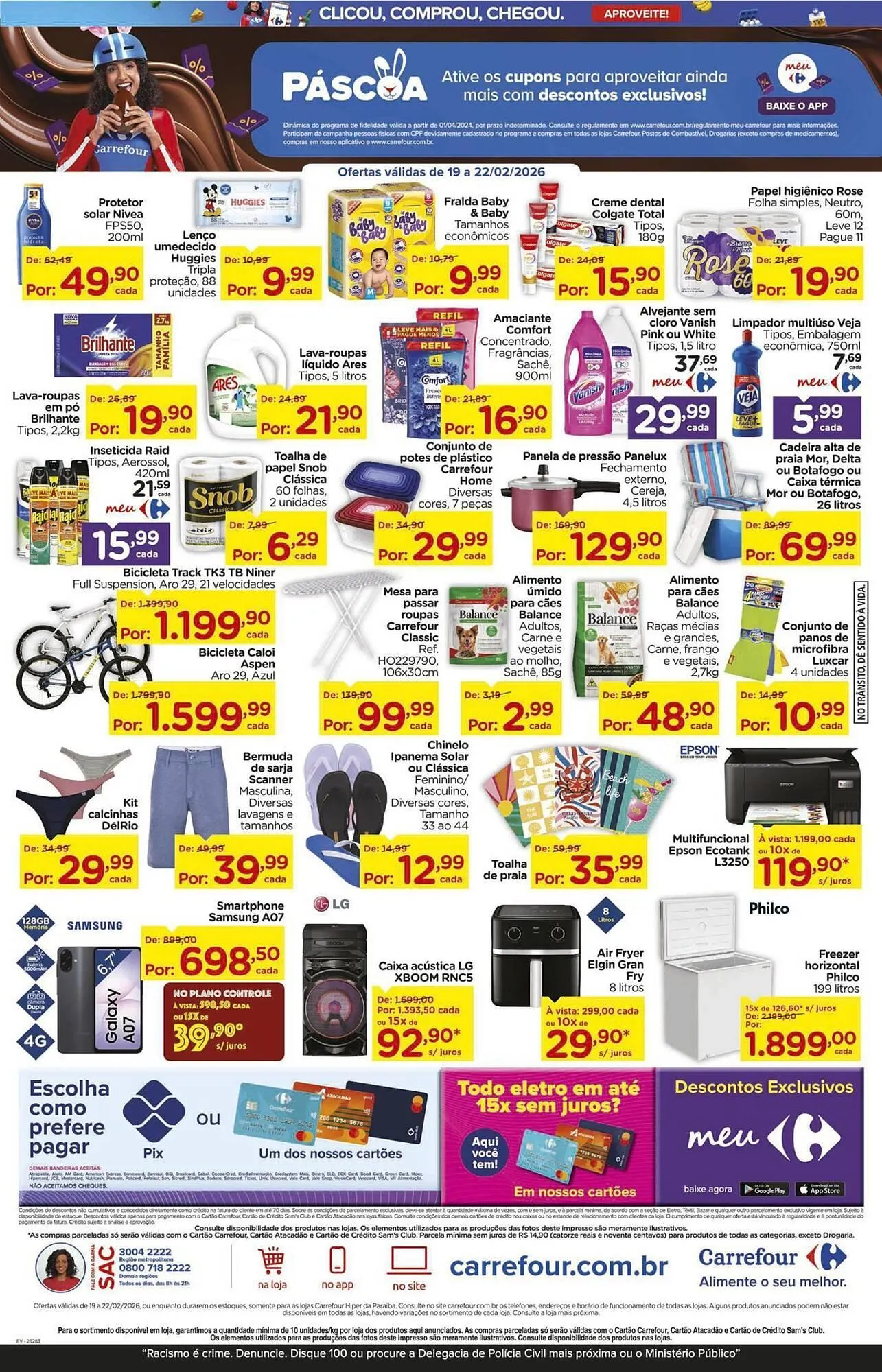 Encarte de Folheto Carrefour 19 de fevereiro até 22 de fevereiro 2026 - Pagina 3