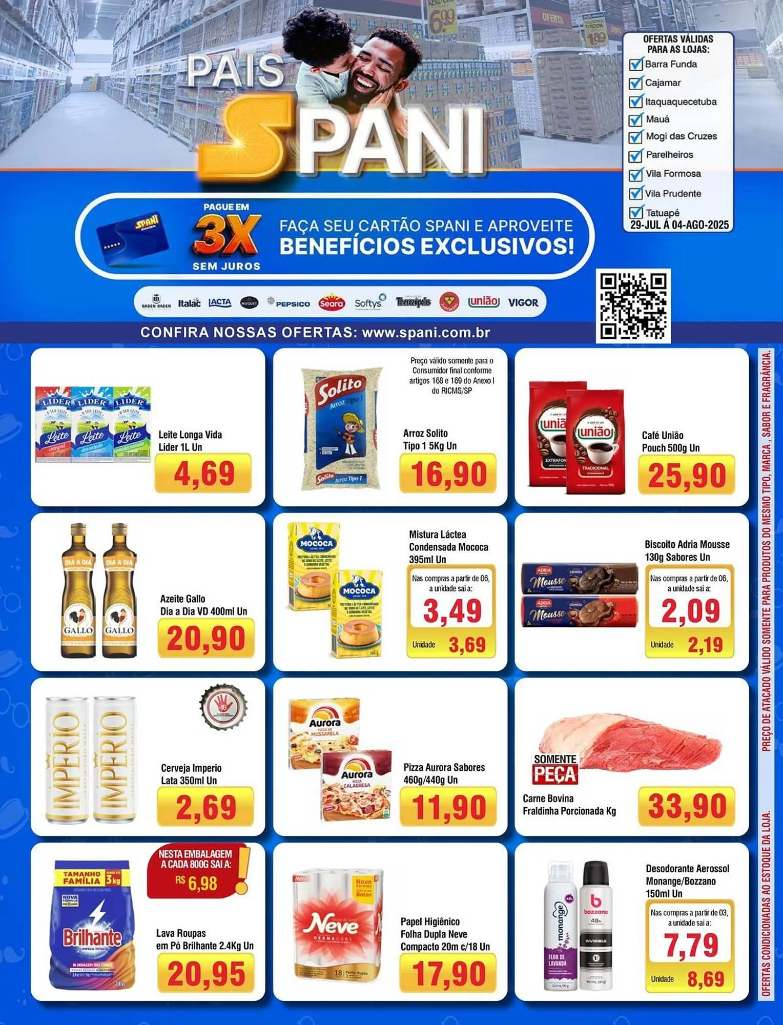 Encarte de Catálogo Spani Atacadista 29 de julho até 6 de agosto 2025 - Pagina 1