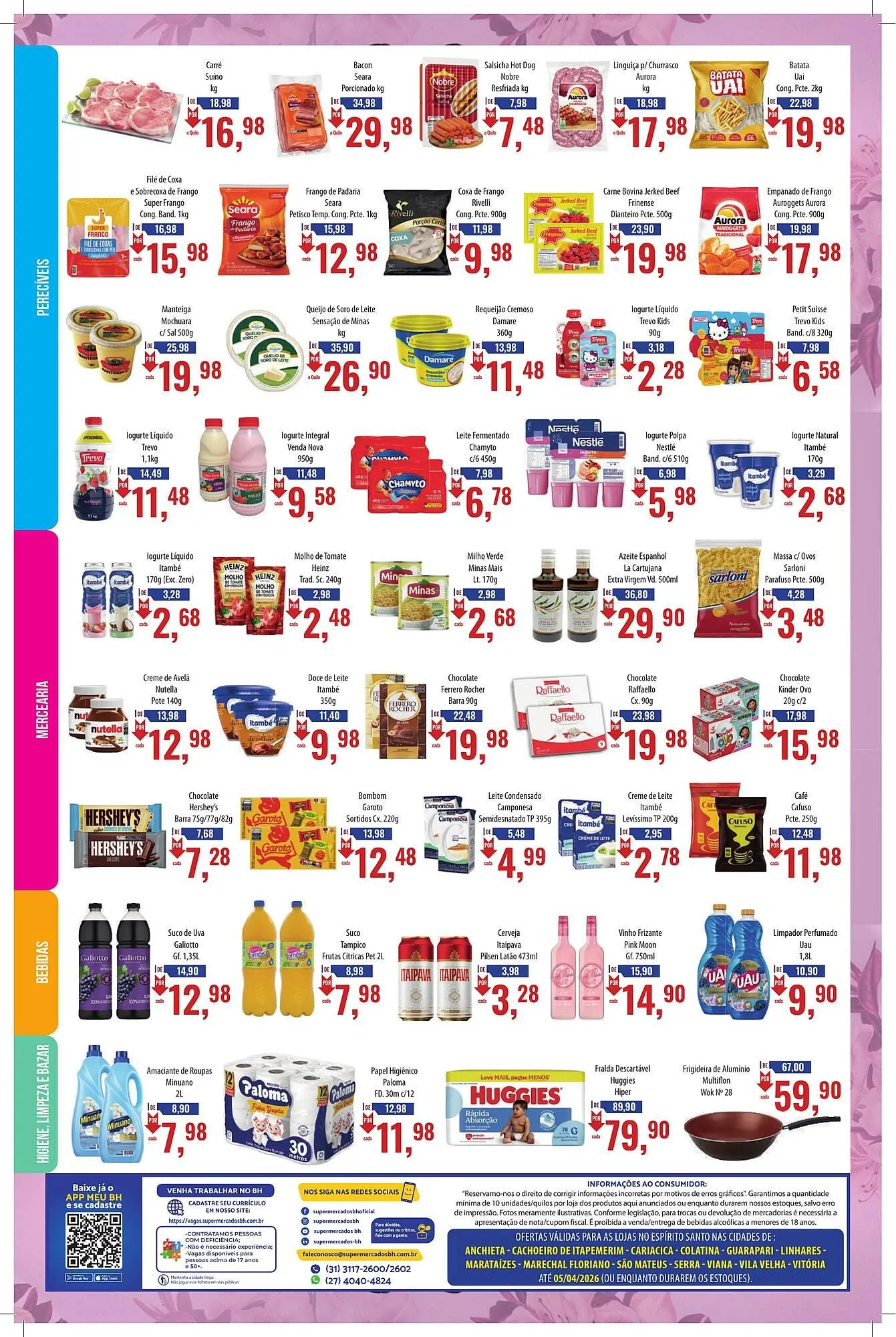 Encarte de Folheto Supermercados BH 23 de março até 5 de abril 2026 - Pagina 2