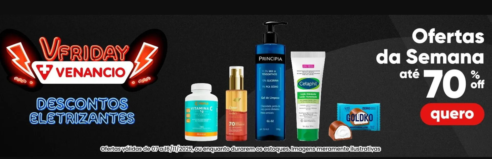 Encarte de Encarte Drogaria Venancio 14 de novembro até 16 de novembro 2025 - Pagina 1