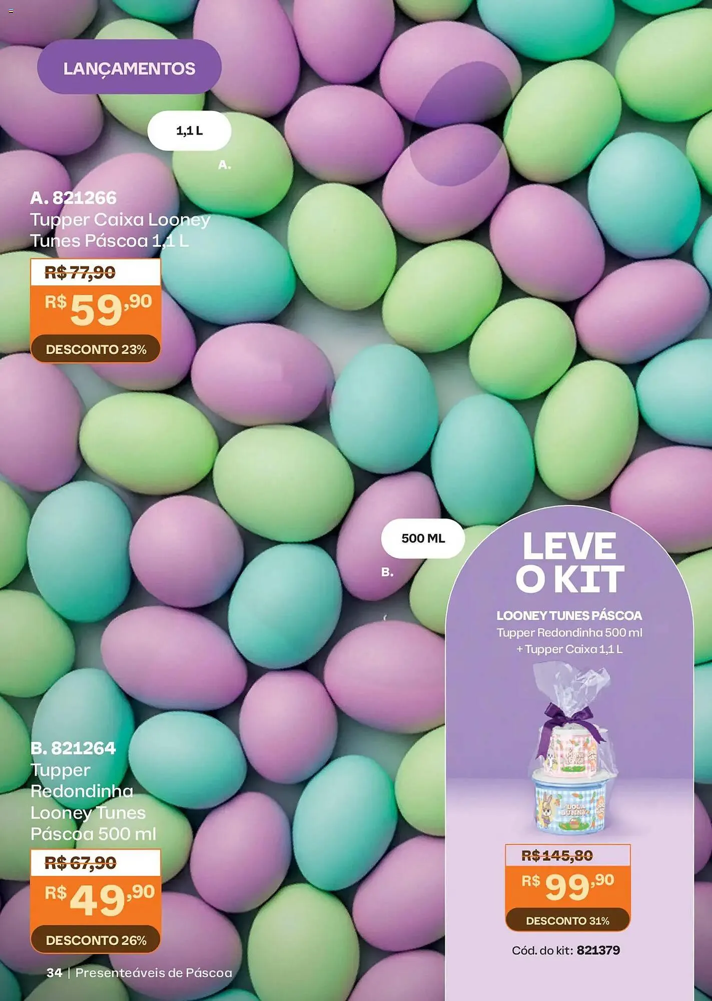 Encarte de Catálogo Tupperware 1 de março até 1 de abril 2026 - Pagina 34