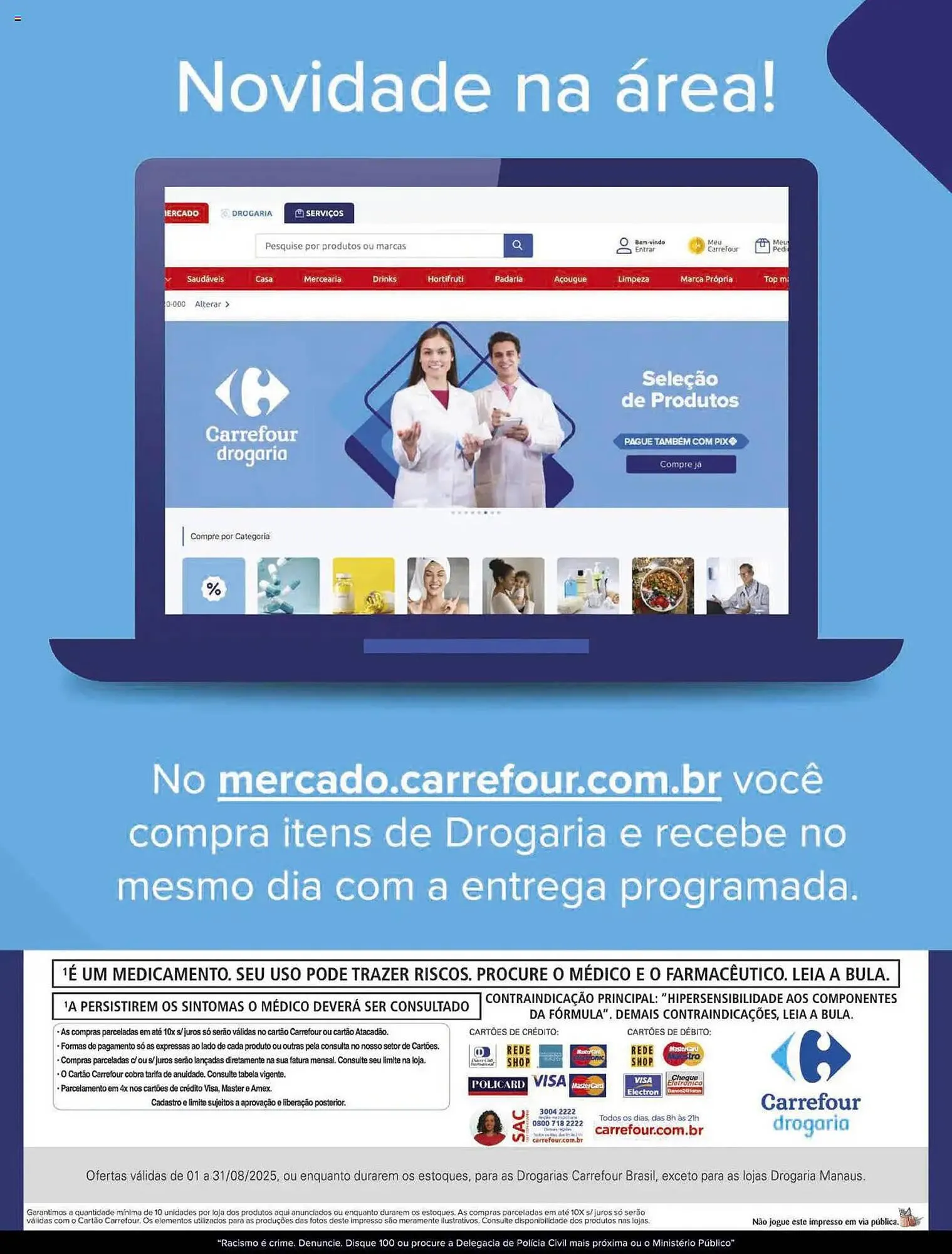 Encarte de Catálogo Carrefour 1 de agosto até 31 de agosto 2025 - Pagina 14