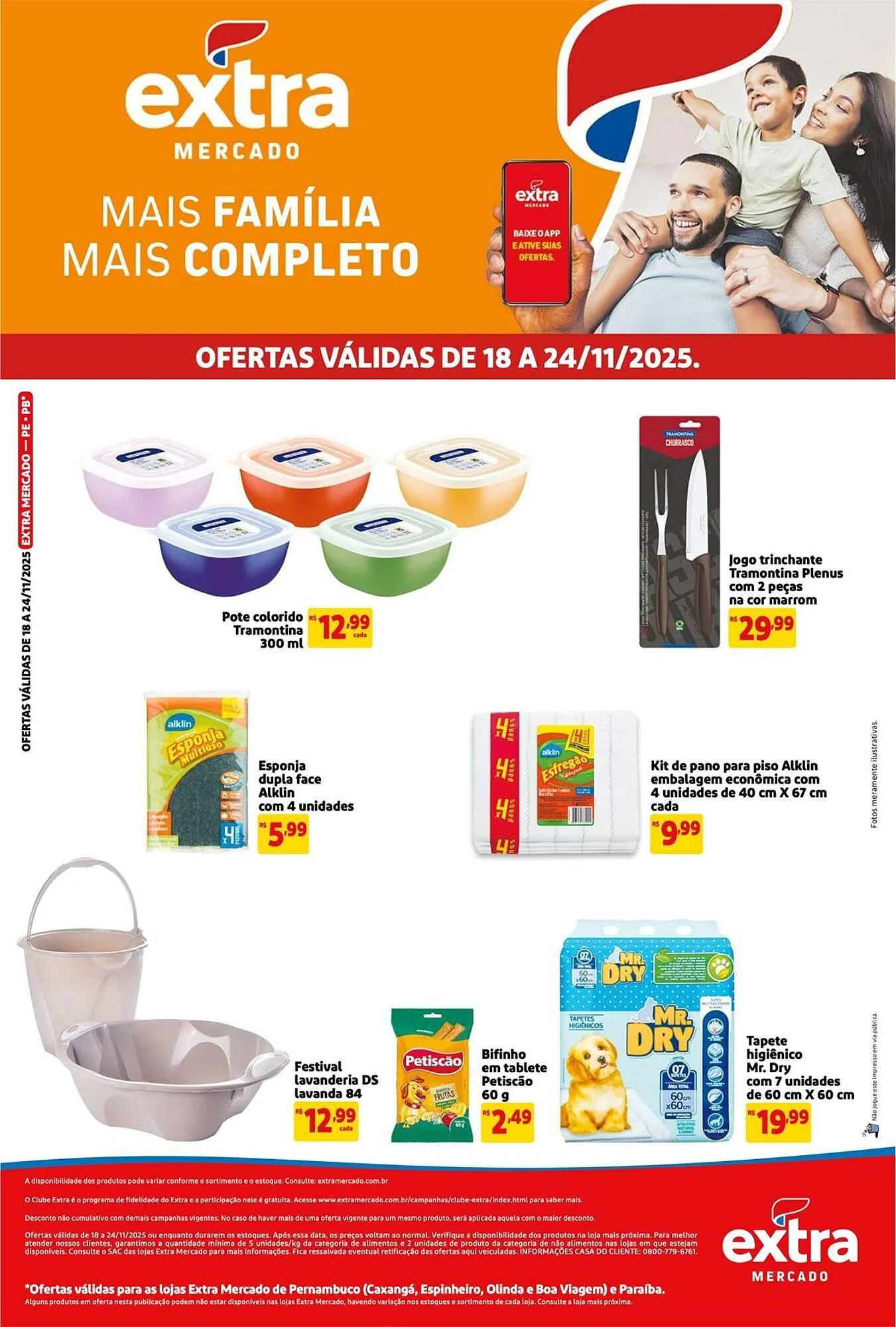 Encarte de Catálogo Extra 18 de novembro até 24 de novembro 2025 - Pagina 1