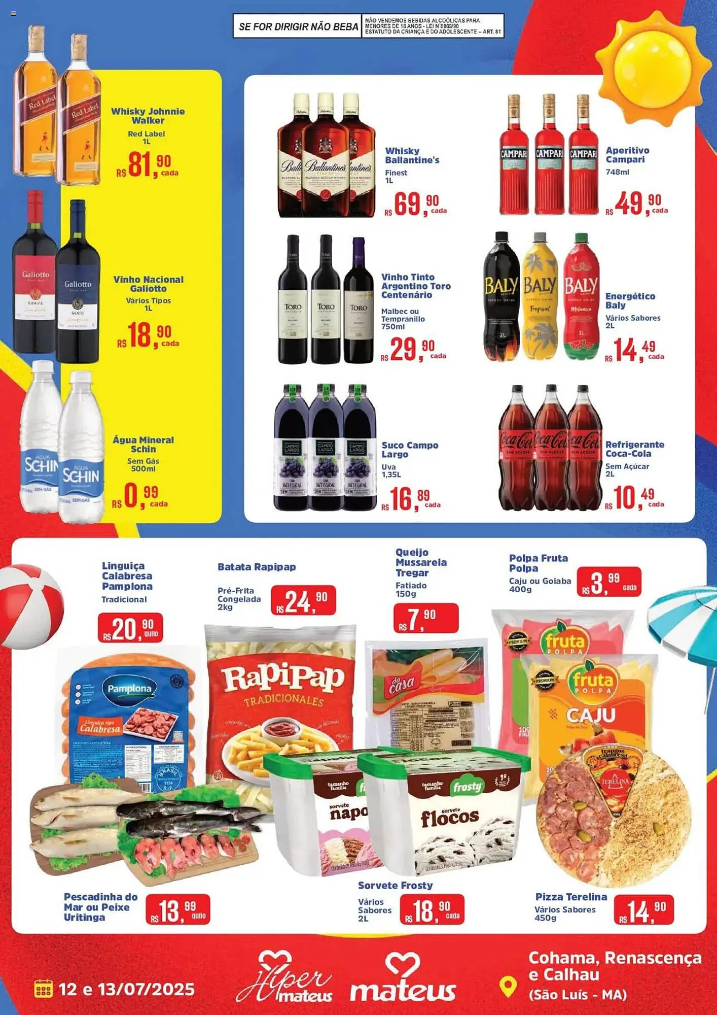 Encarte de Catálogo Supermercados Mateus 12 de julho até 14 de julho 2025 - Pagina 2