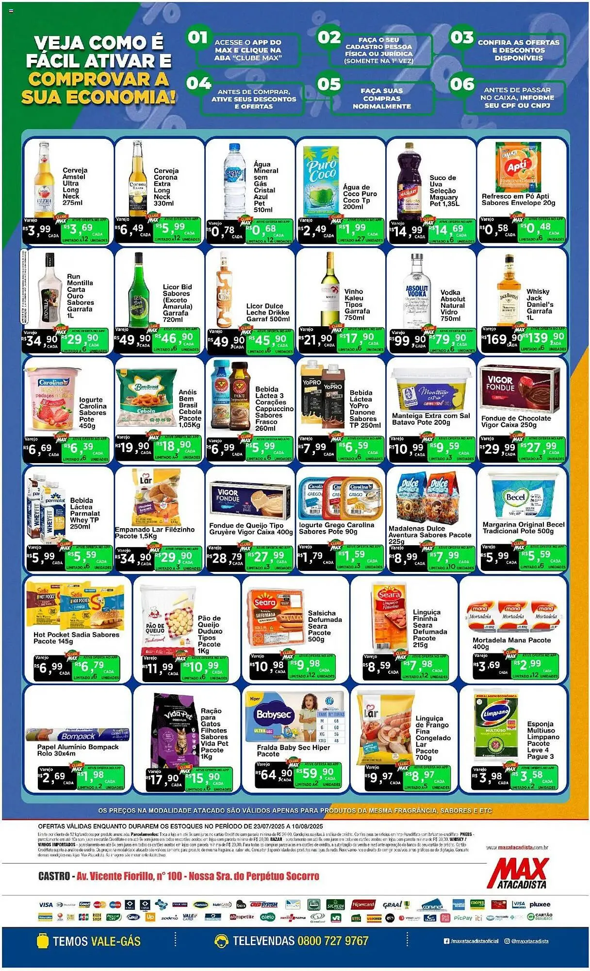 Encarte de Catálogo Max Atacadista 23 de julho até 10 de agosto 2025 - Pagina 2