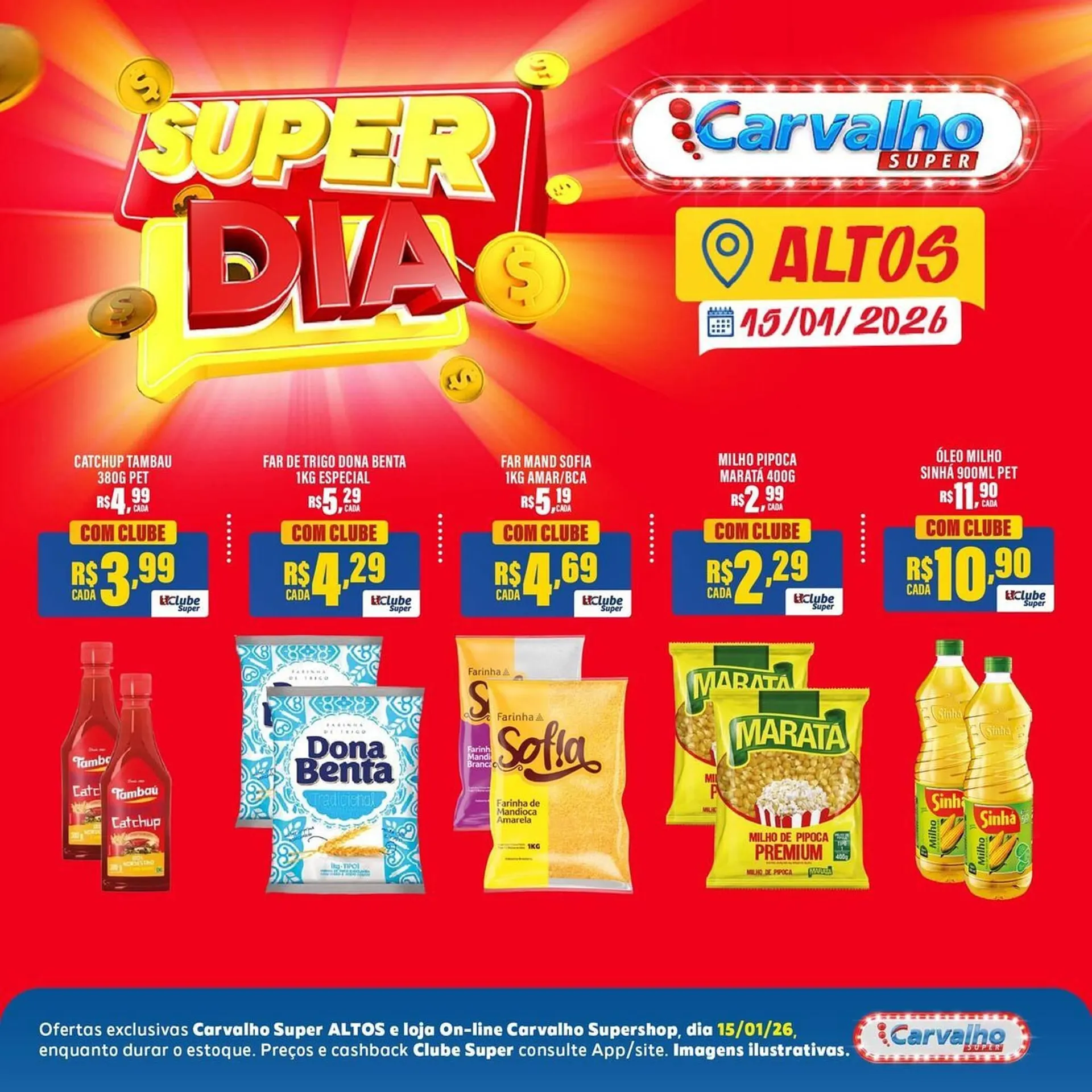 Encarte de Catálogo Carvalho Supermercado 15 de janeiro até 15 de janeiro 2026 - Pagina 3