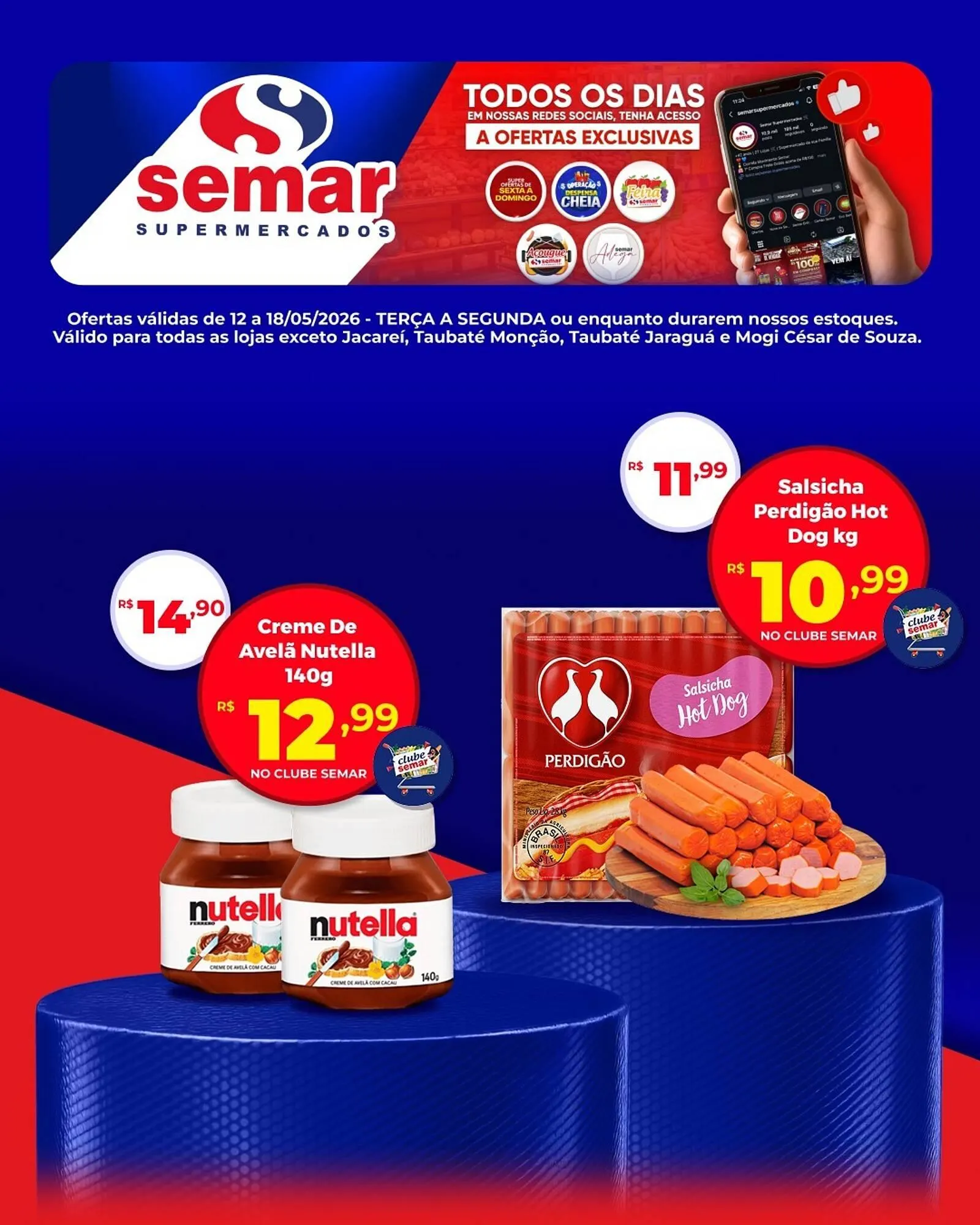 Encarte de Folheto Semar Supermercado 12 de maio até 18 de maio 2026 - Pagina 5