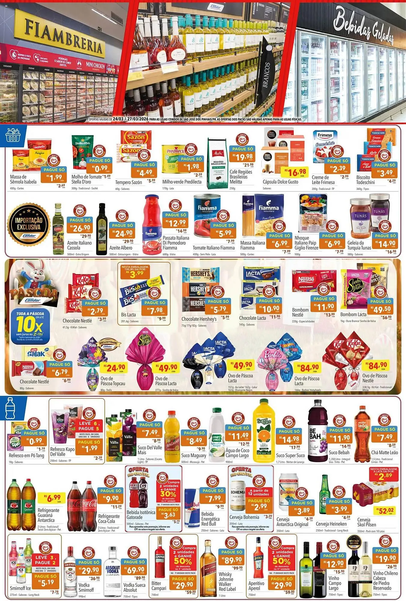 Encarte de Catálogo Supermercados Condor 24 de março até 27 de março 2026 - Pagina 2