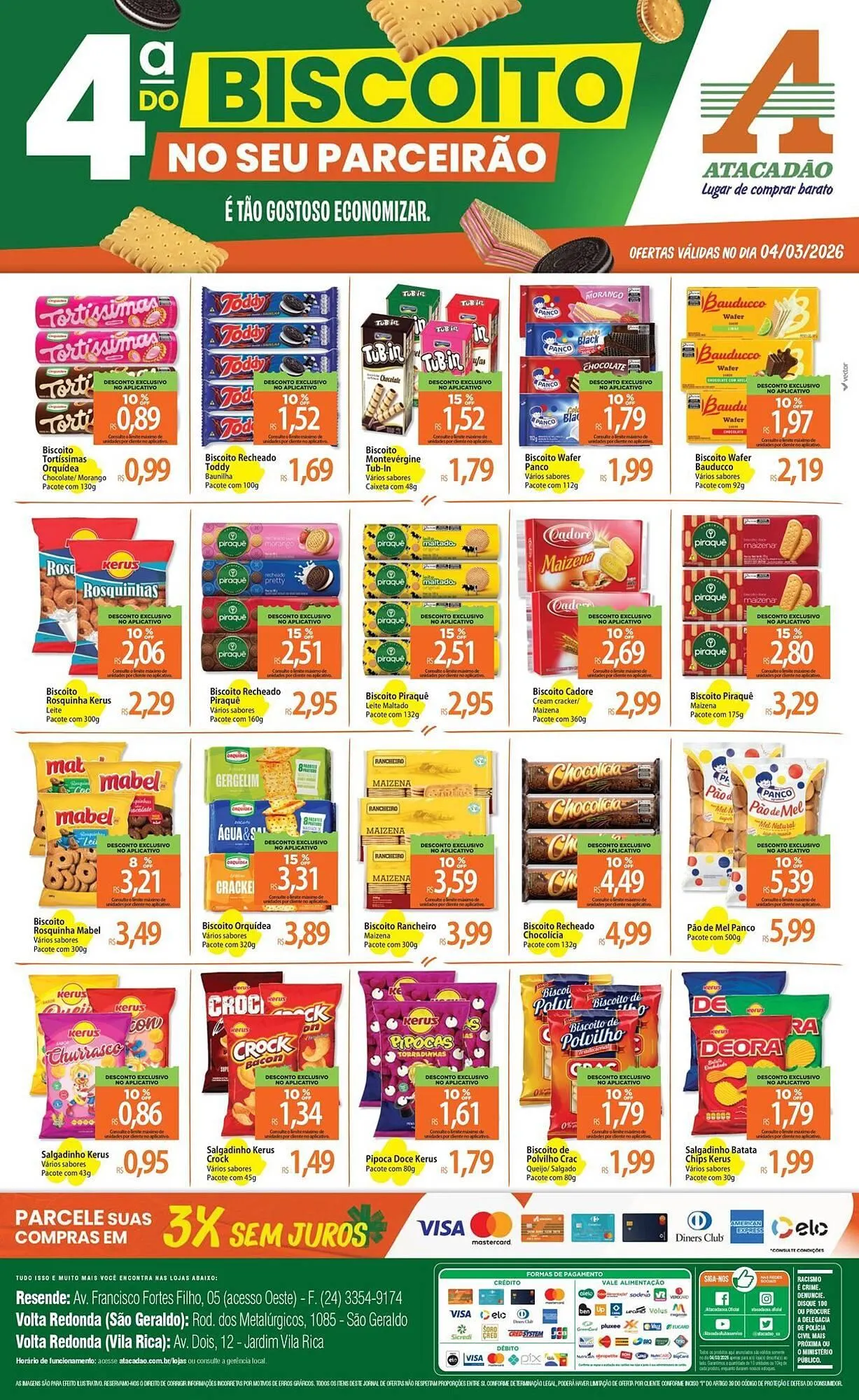 Encarte de Folheto Atacadão 4 de março até 4 de março 2026 - Pagina 1