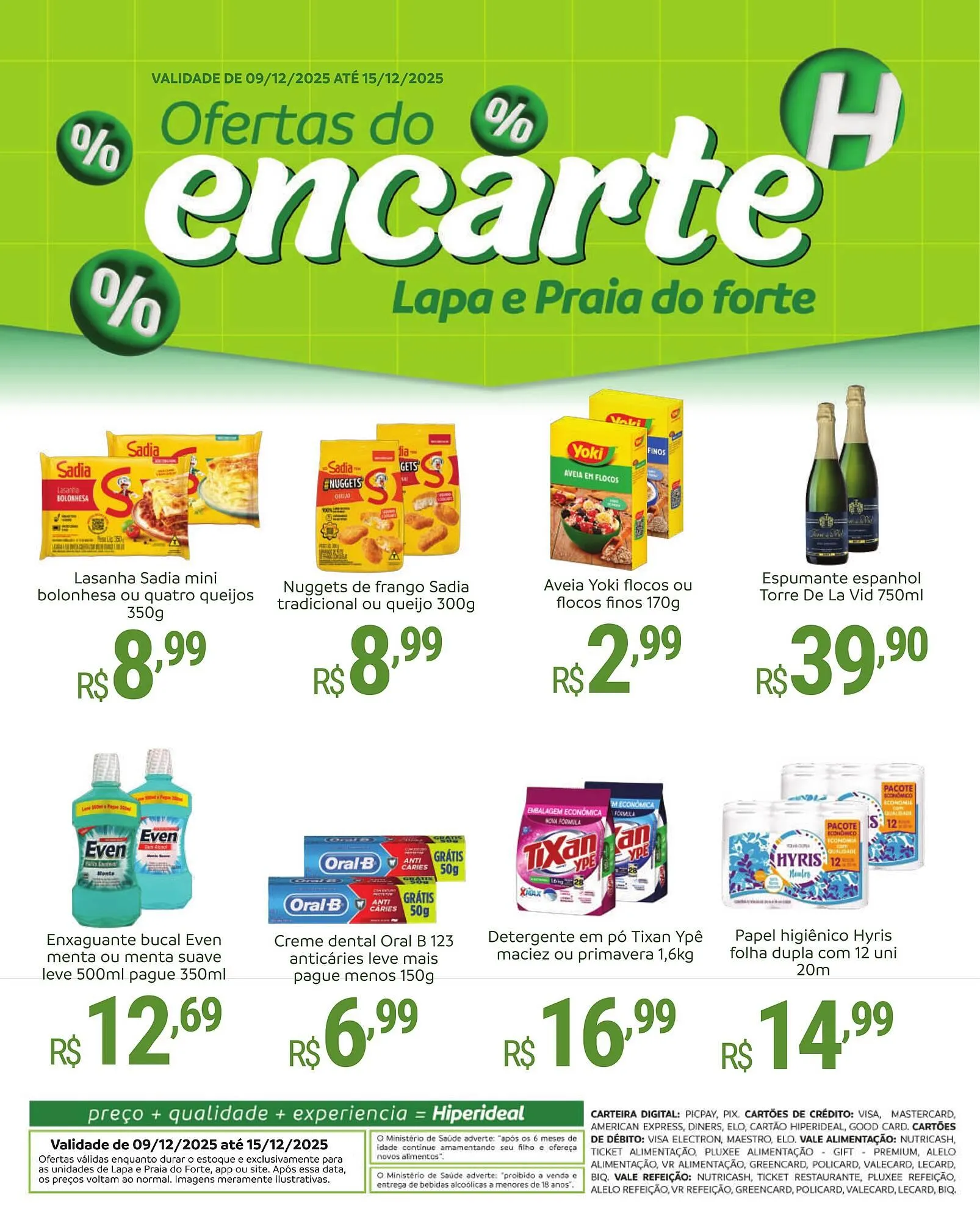 Encarte de Catálogo Hiperideal Supermercados 9 de dezembro até 15 de dezembro 2025 - Pagina 3