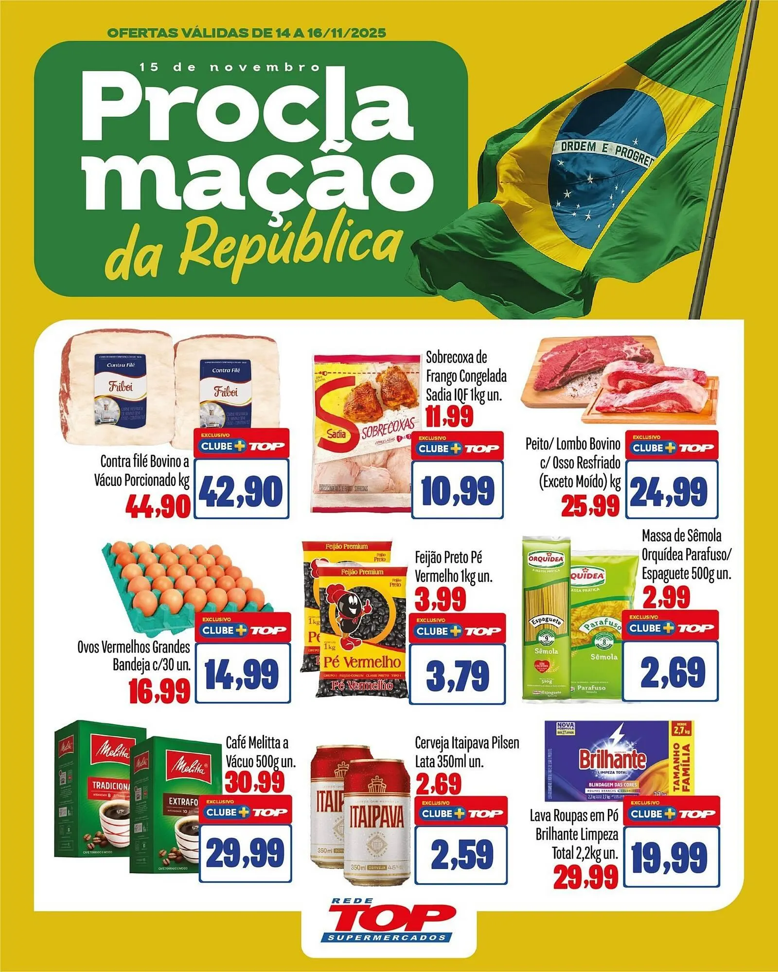 Encarte de Encarte Rede Top 13 de novembro até 16 de novembro 2025 - Pagina 1