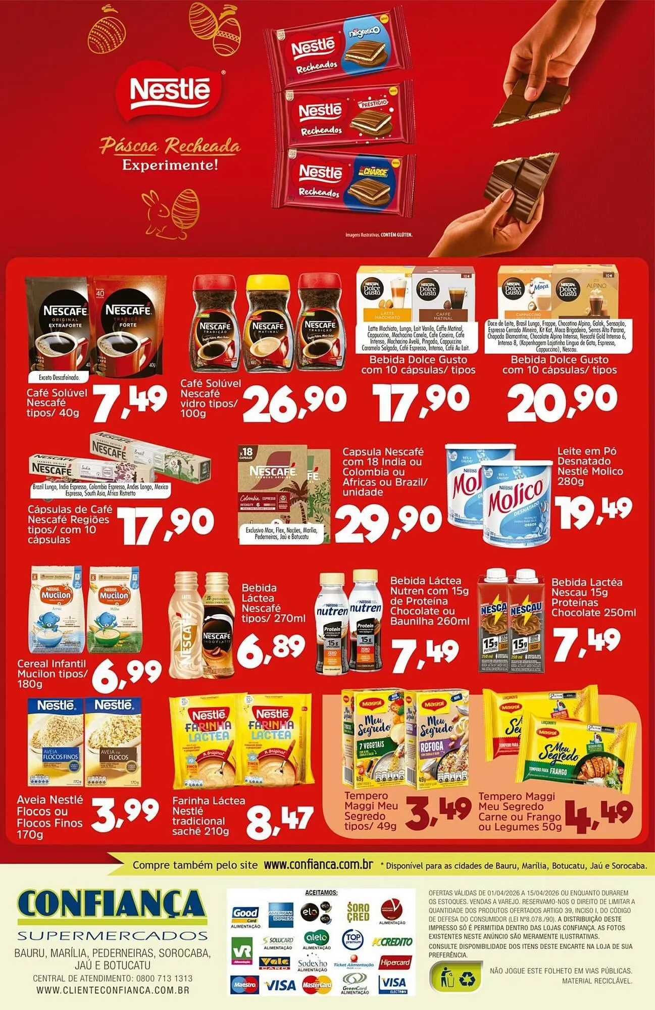 Encarte de Catálogo Confiança Supermercados 1 de abril até 15 de abril 2026 - Pagina 2