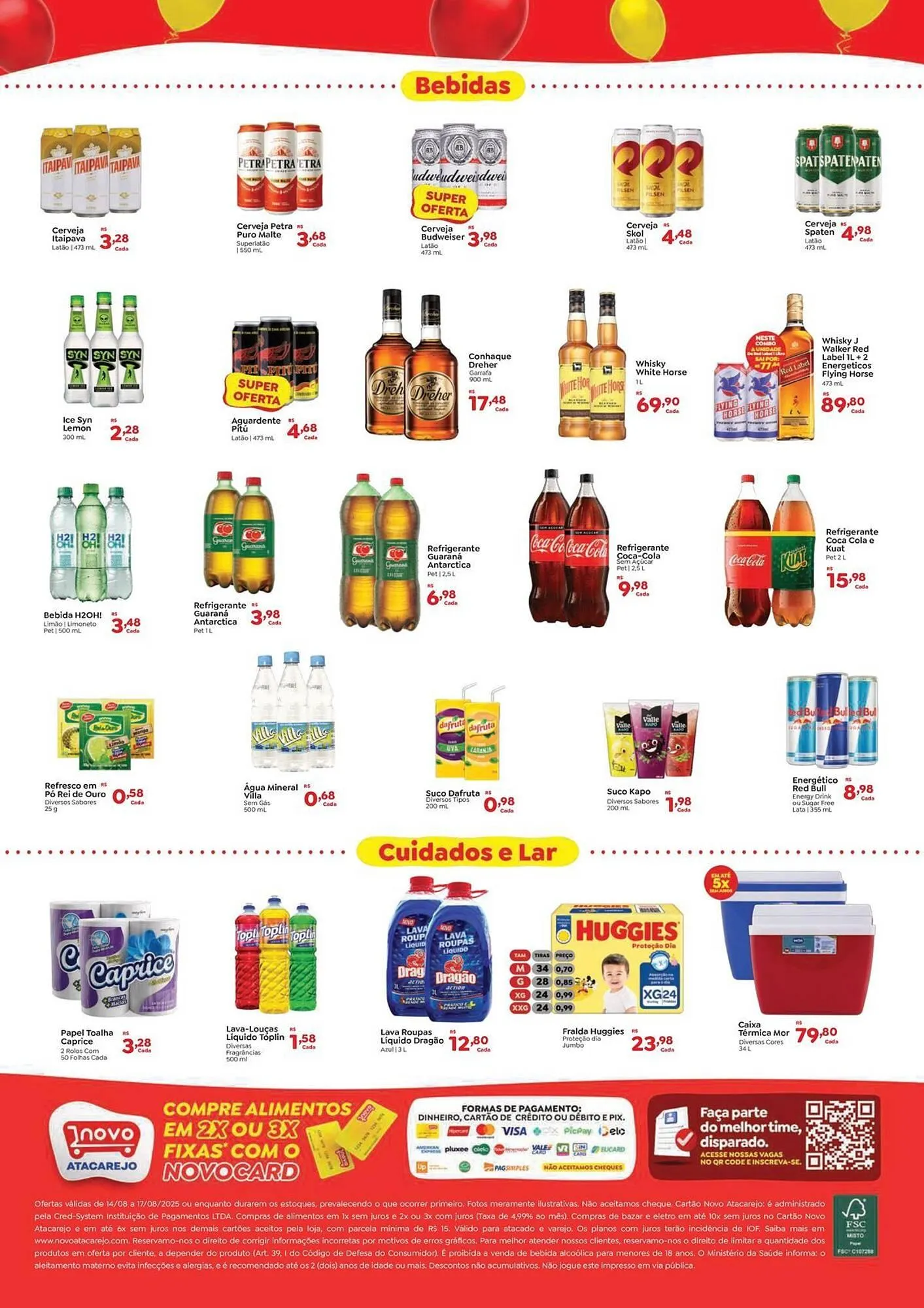 Encarte de Catálogo Novo Atacarejo 14 de agosto até 17 de agosto 2025 - Pagina 2