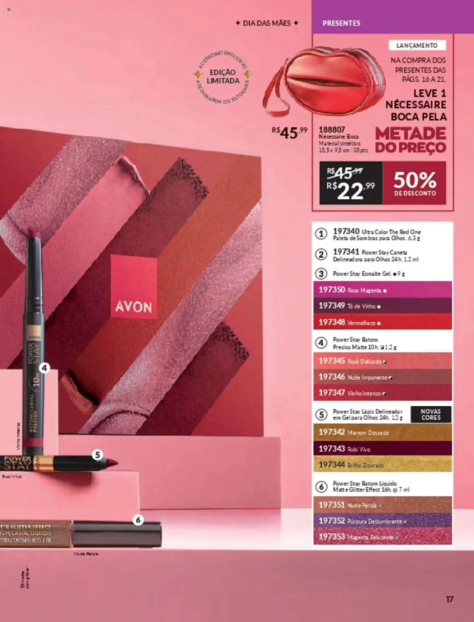 Encarte de Catálogo Avon 10 de março até 30 de junho 2025 - Pagina 17