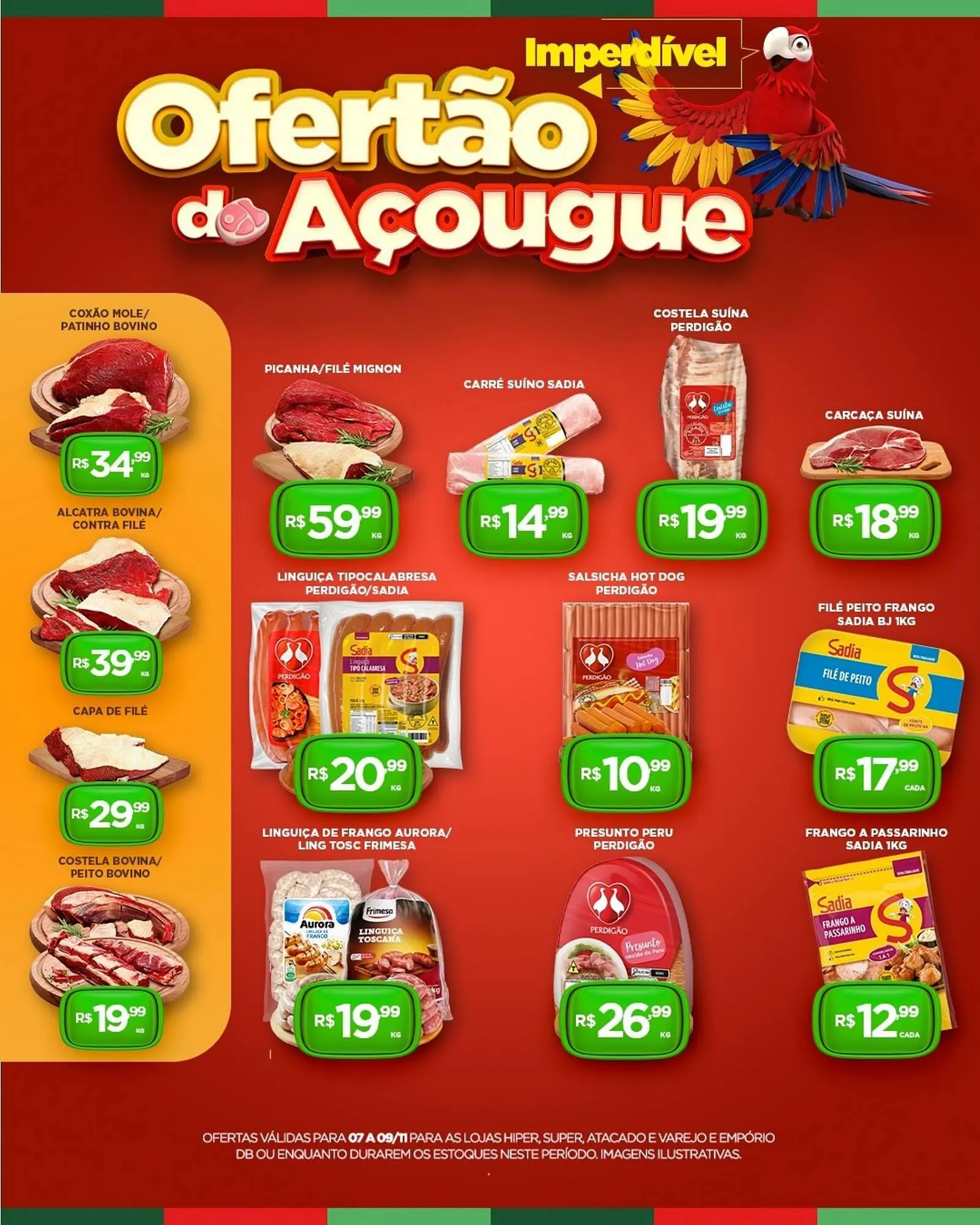 Encarte de Catálogo DB Supermercados 7 de novembro até 9 de novembro 2025 - Pagina 1