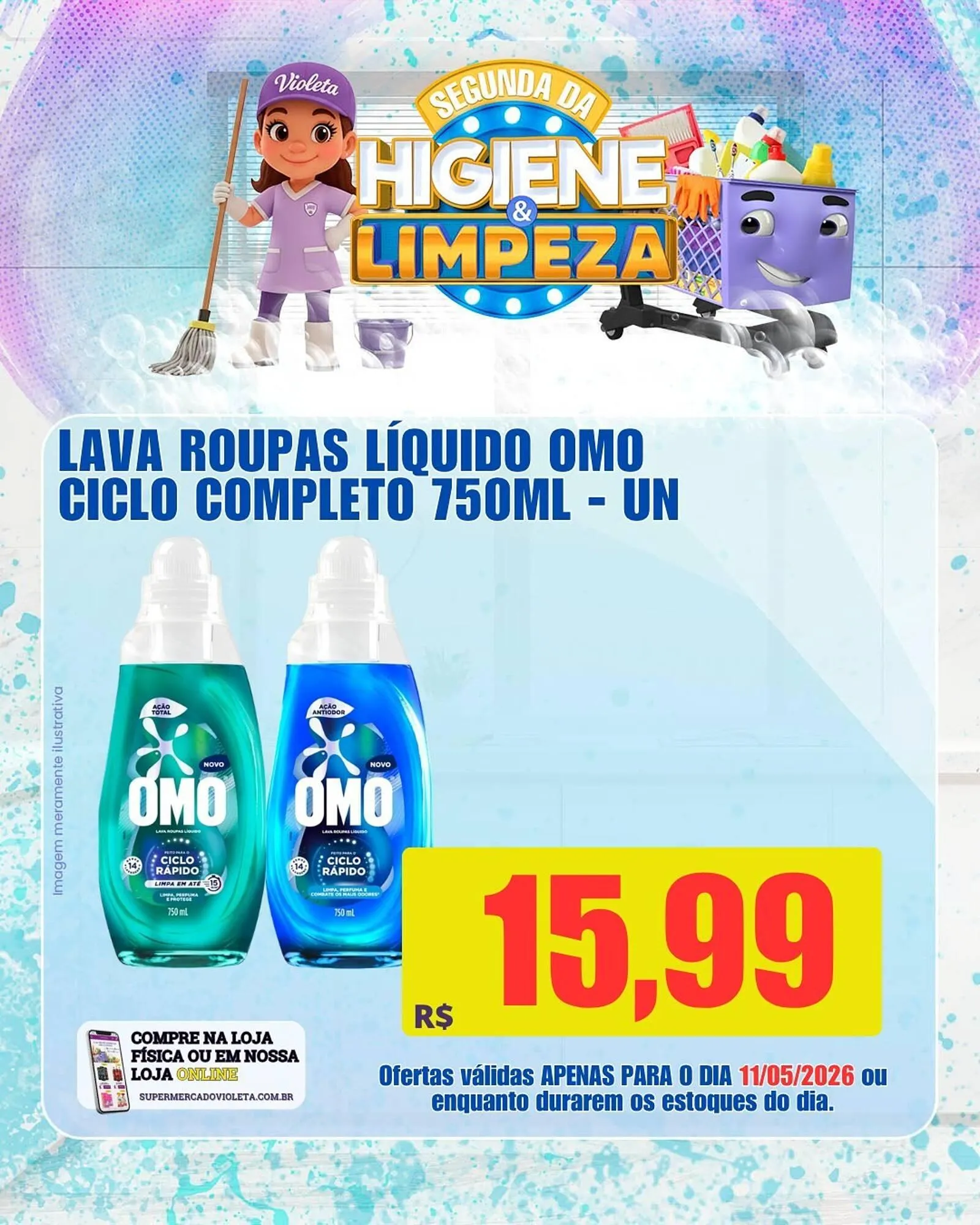 Encarte de Catálogo Violeta Supermercados 11 de maio até 11 de maio 2026 - Pagina 5