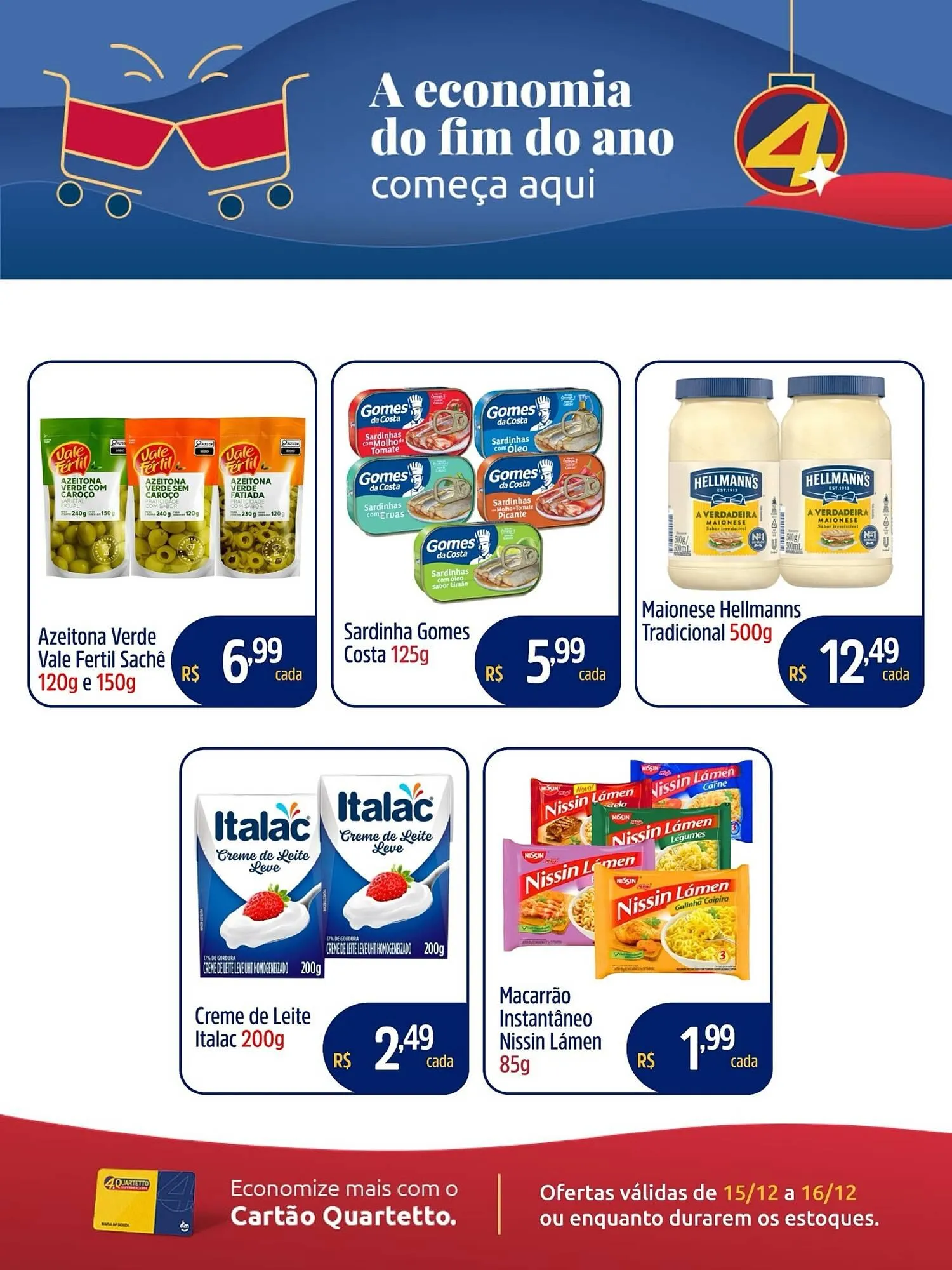 Encarte de Catálogo Quartetto Supermercados 15 de dezembro até 16 de dezembro 2025 - Pagina 3