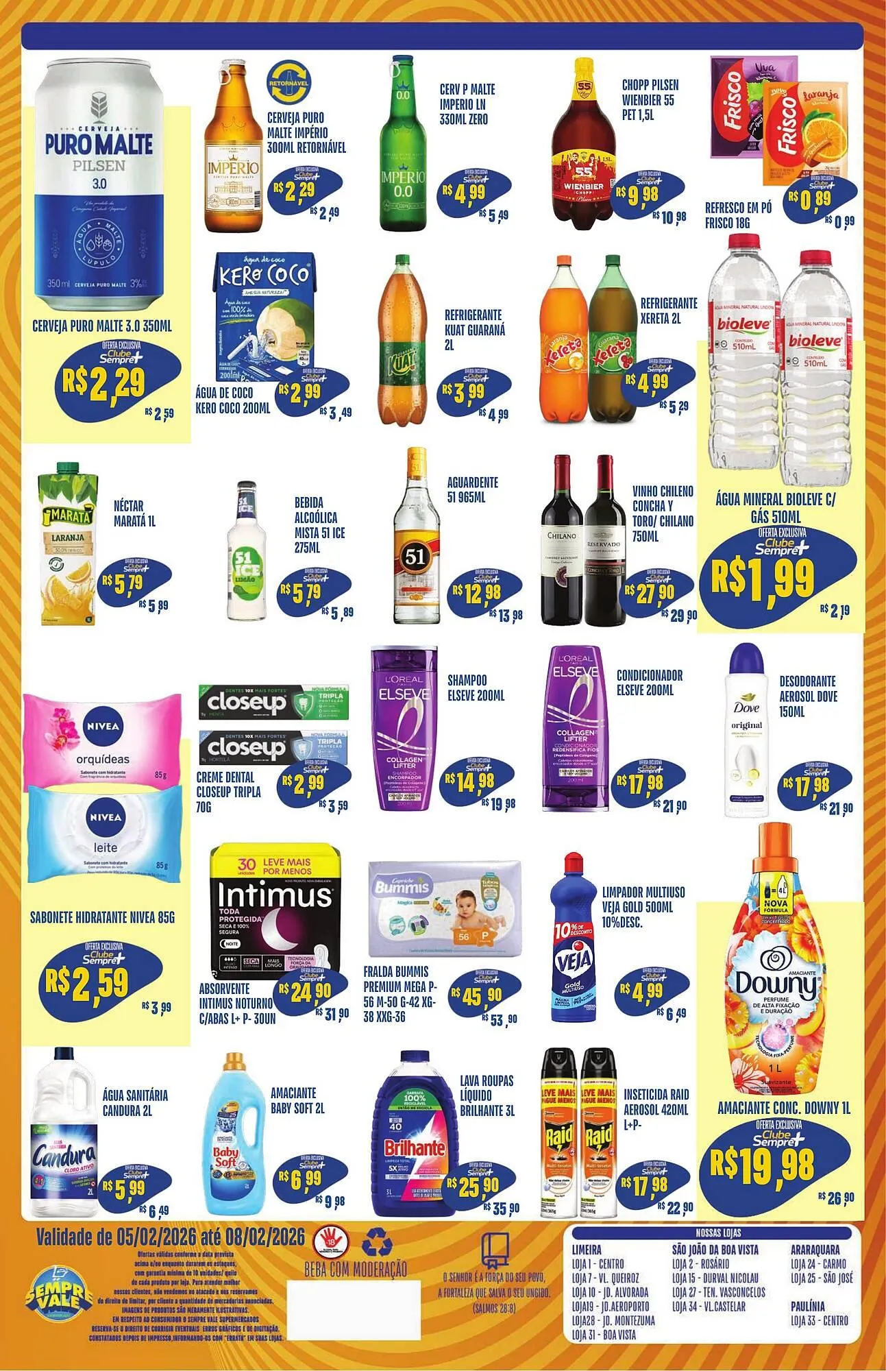 Encarte de Catálogo Sempre Vale Supermercados 5 de fevereiro até 8 de fevereiro 2026 - Pagina 4