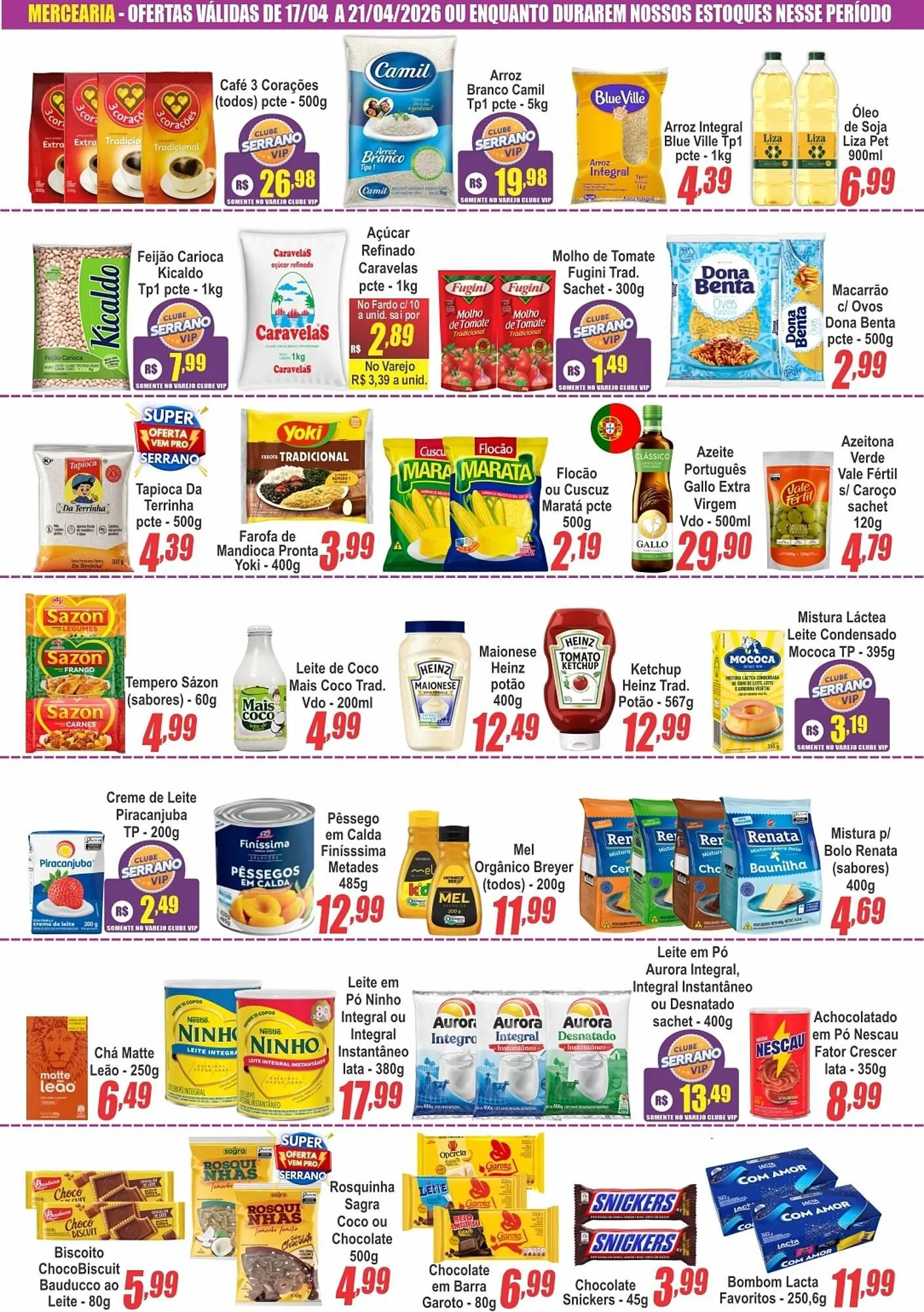 Encarte de Catálogo Serrano Supermercado 14 de abril até 21 de abril 2026 - Pagina 4