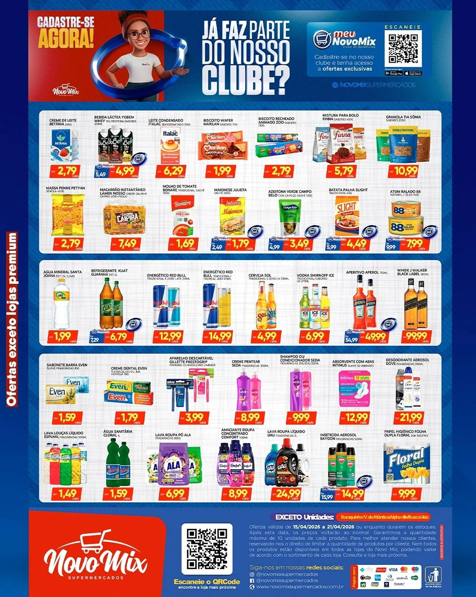 Encarte de Encarte Novo Mix 15 de abril até 21 de abril 2026 - Pagina 3