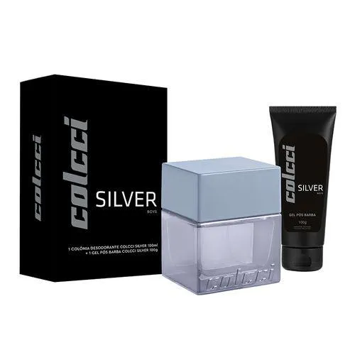 Kit Deo Colônia Colcci Silver 100ml + Gel Pós Barba 100ml
