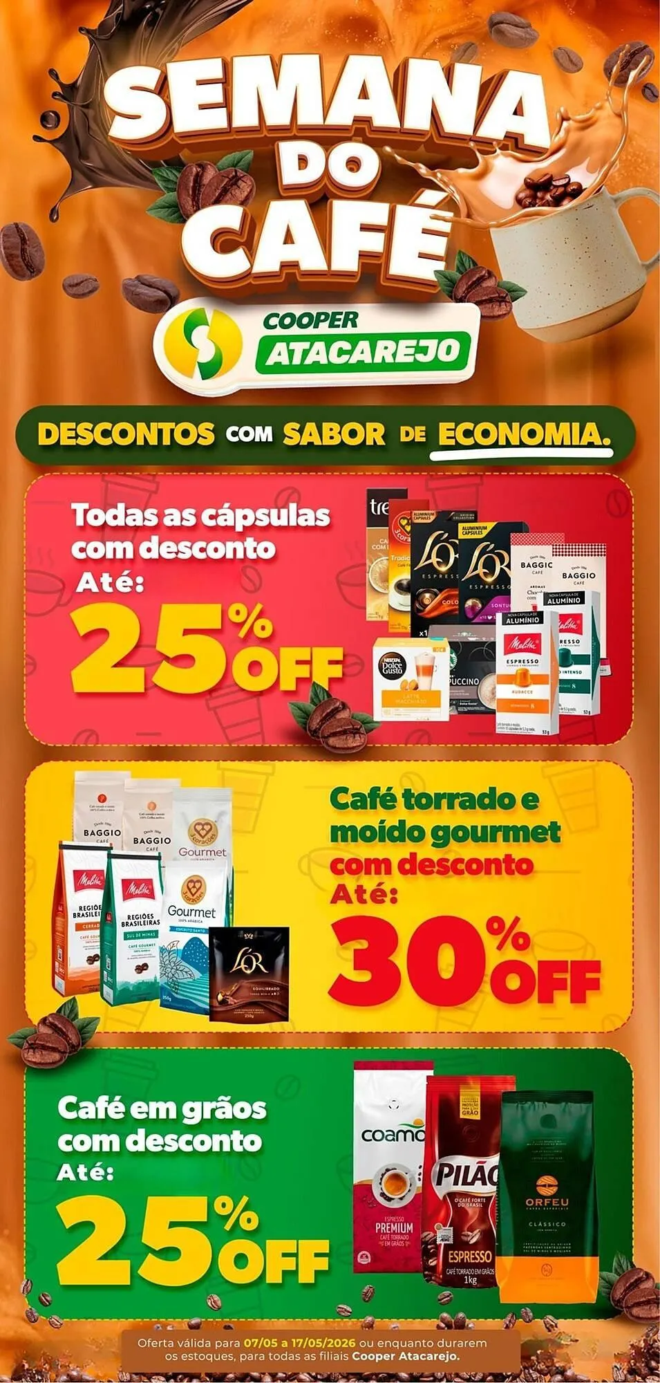 Encarte de Tabloide Cooper 7 de maio até 17 de maio 2026 - Pagina 1