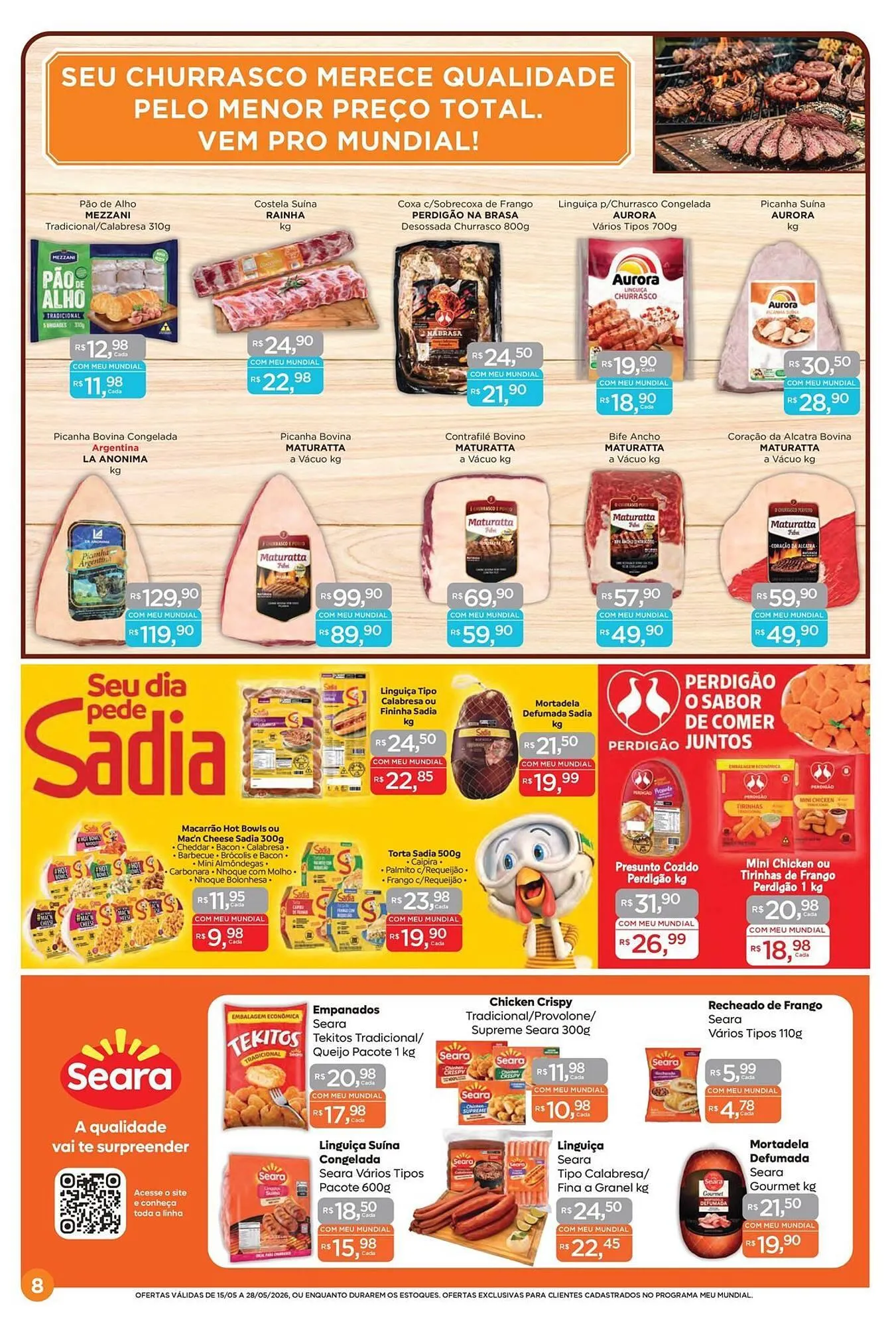 Encarte de Encarte Supermercados Mundial 16 de maio até 28 de maio 2026 - Pagina 8