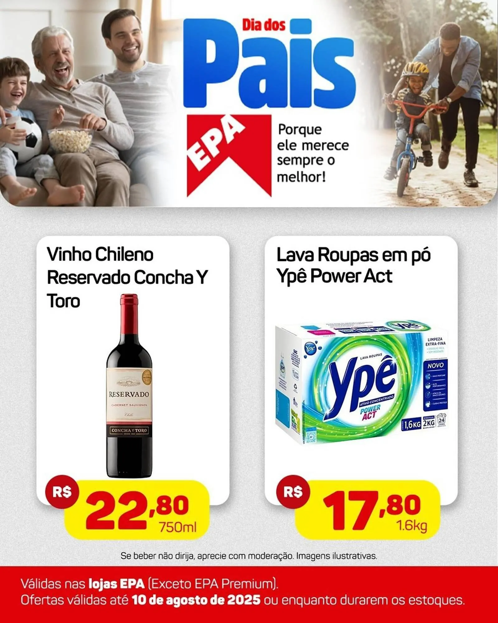 Encarte de Catálogo Epa 6 de agosto até 10 de agosto 2025 - Pagina 1