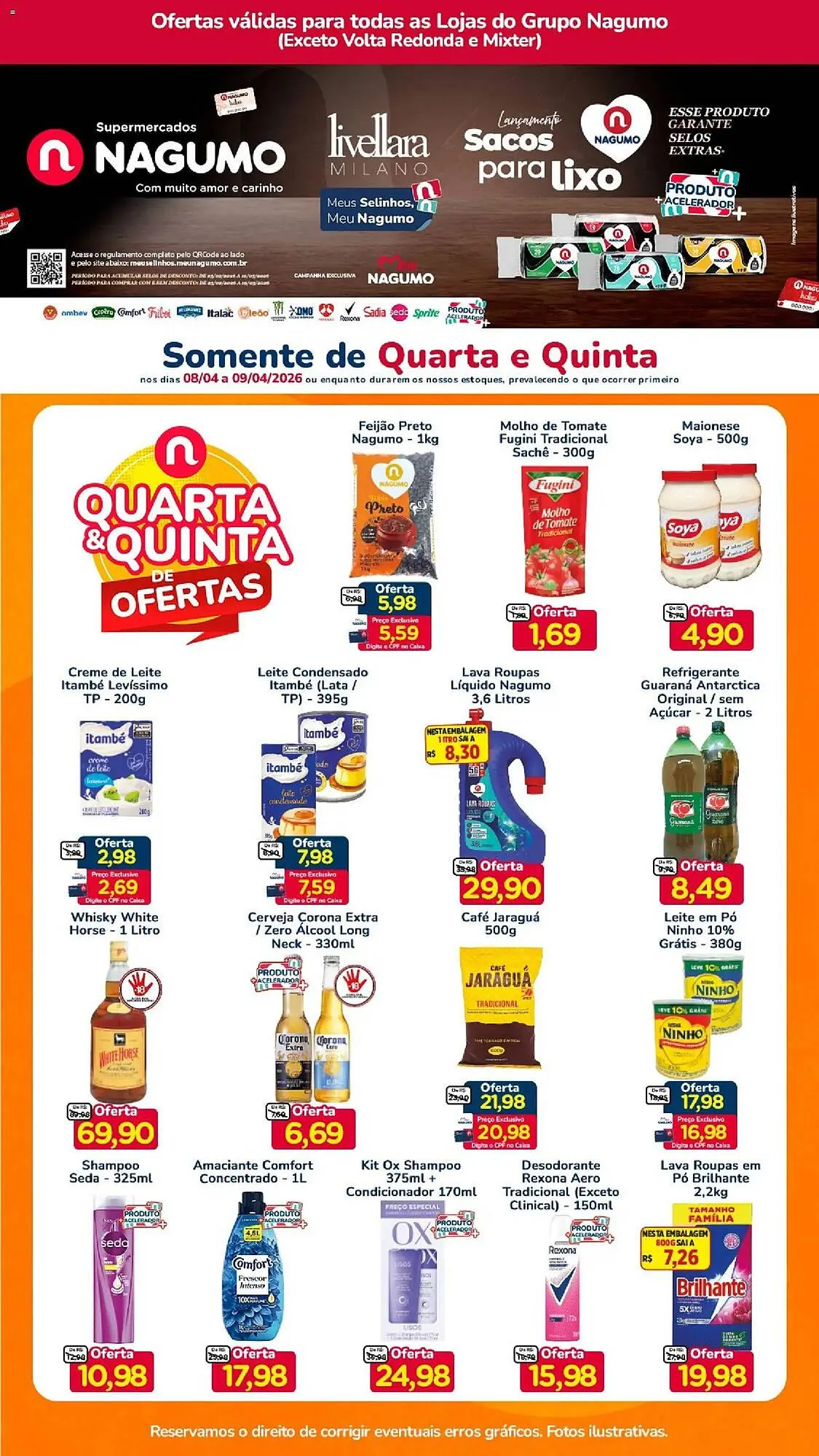 Encarte de Folheto Nagumo 8 de abril até 9 de abril 2026 - Pagina 1