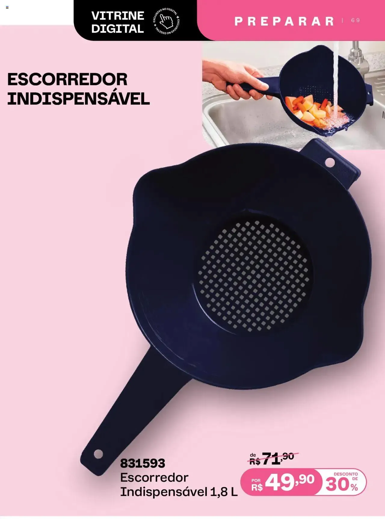 Encarte de Tupperware - Catálogo Vitrine 03 1 de março até 31 de março 2025 - Pagina 69