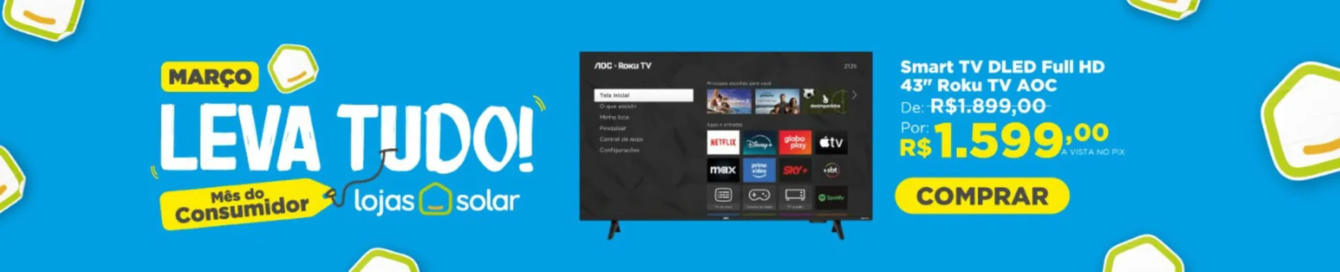 Encarte de Catálogo Lojas Solar 1 de abril até 30 de abril 2026 - Pagina 1