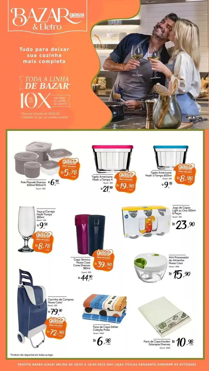 Encarte de Bazar Giassi 20 de março até 16 de abril 2025 - Pagina 4