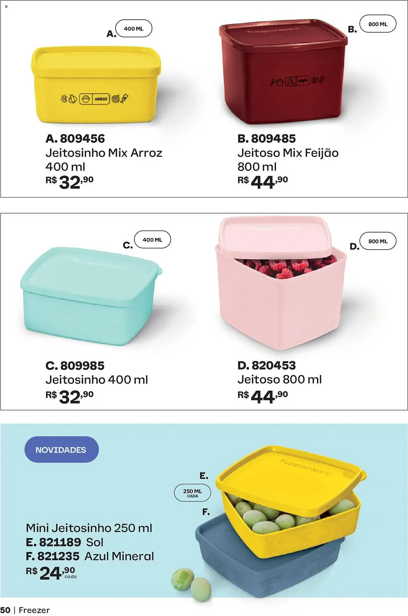 Encarte de Catálogo Tupperware 1 de março até 1 de abril 2026 - Pagina 50