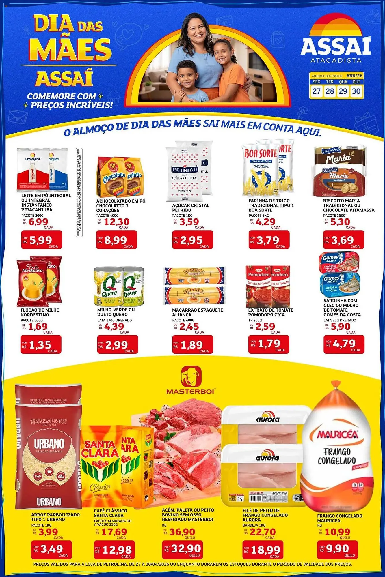 Encarte de Encarte Assaí Atacadista 27 de abril até 30 de abril 2026 - Pagina 1