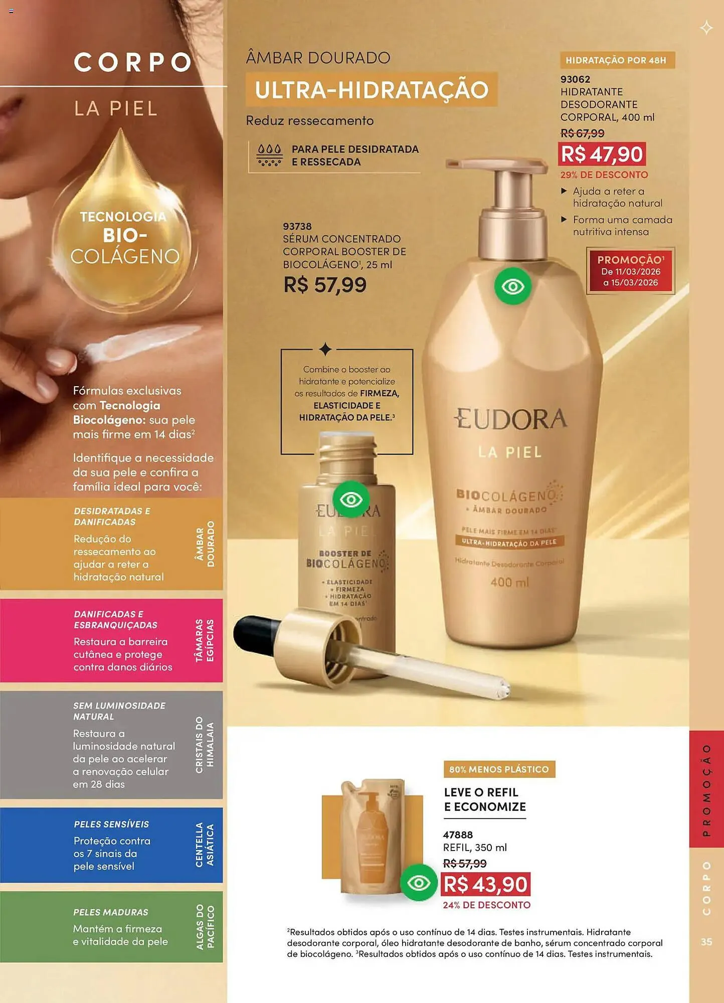 Encarte de Catálogo Eudora 11 de março até 10 de abril 2026 - Pagina 43