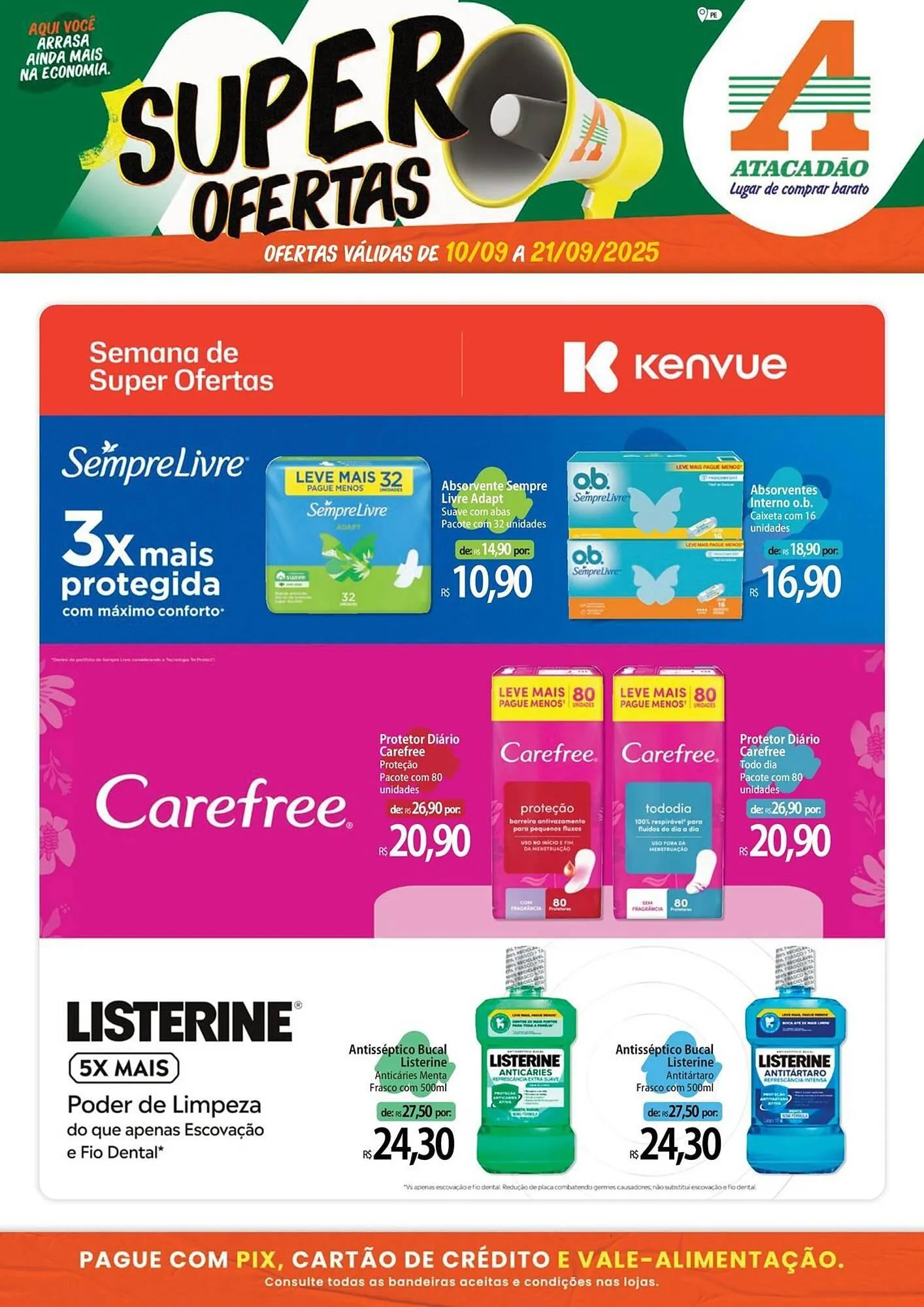 Encarte de Folheto Atacadão 10 de setembro até 21 de setembro 2025 - Pagina 1