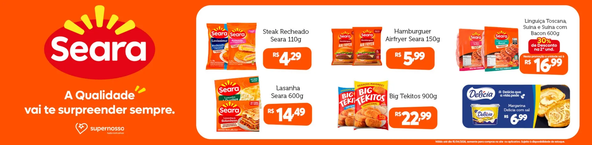 Encarte de Folheto Super Nosso 10 de abril até 16 de abril 2026 - Pagina 20