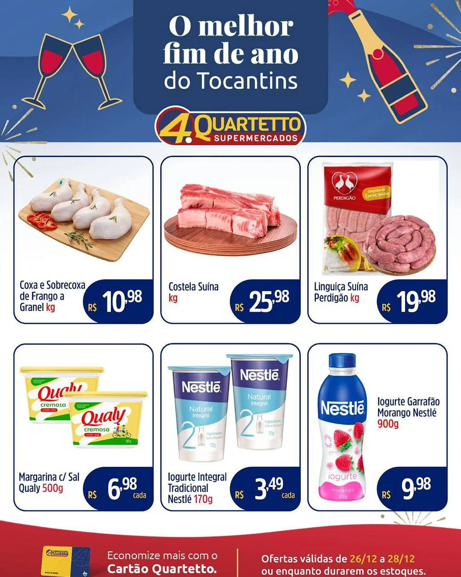 Encarte de Catálogo Quartetto Supermercados 26 de dezembro até 28 de dezembro 2025 - Pagina 1
