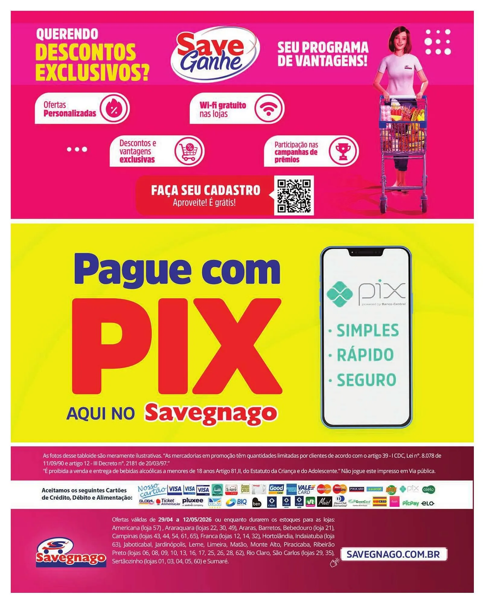 Encarte de Catálogo Supermercados Savegnago 29 de abril até 12 de maio 2026 - Pagina 16