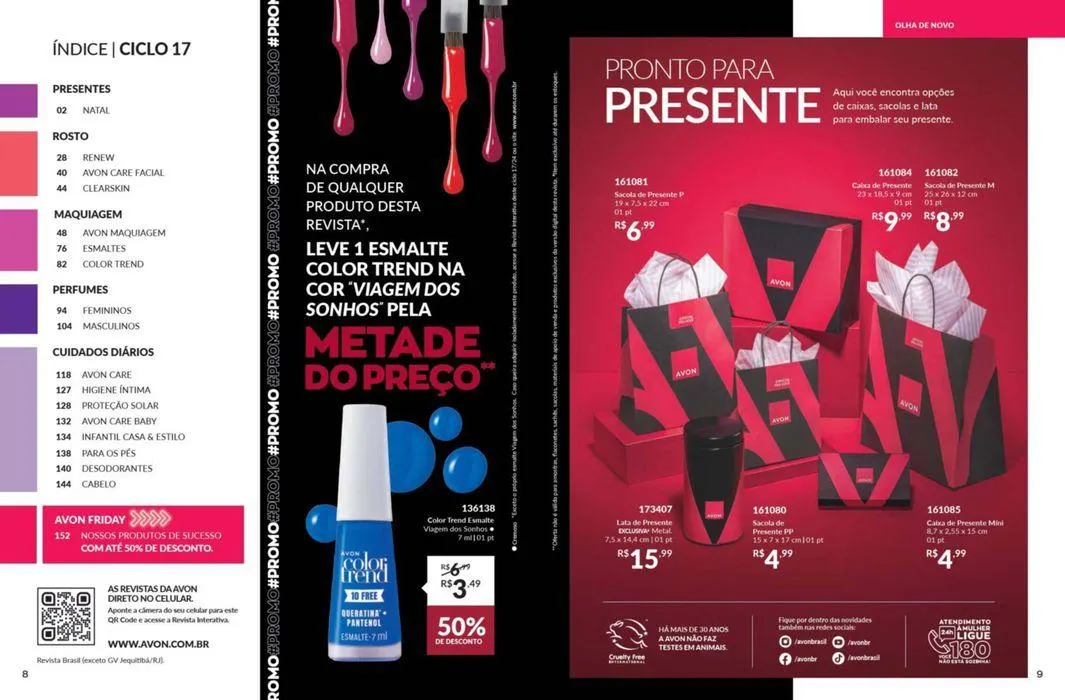 Encarte de Avon Cosméticos  13 de setembro até 30 de setembro 2024 - Pagina 45