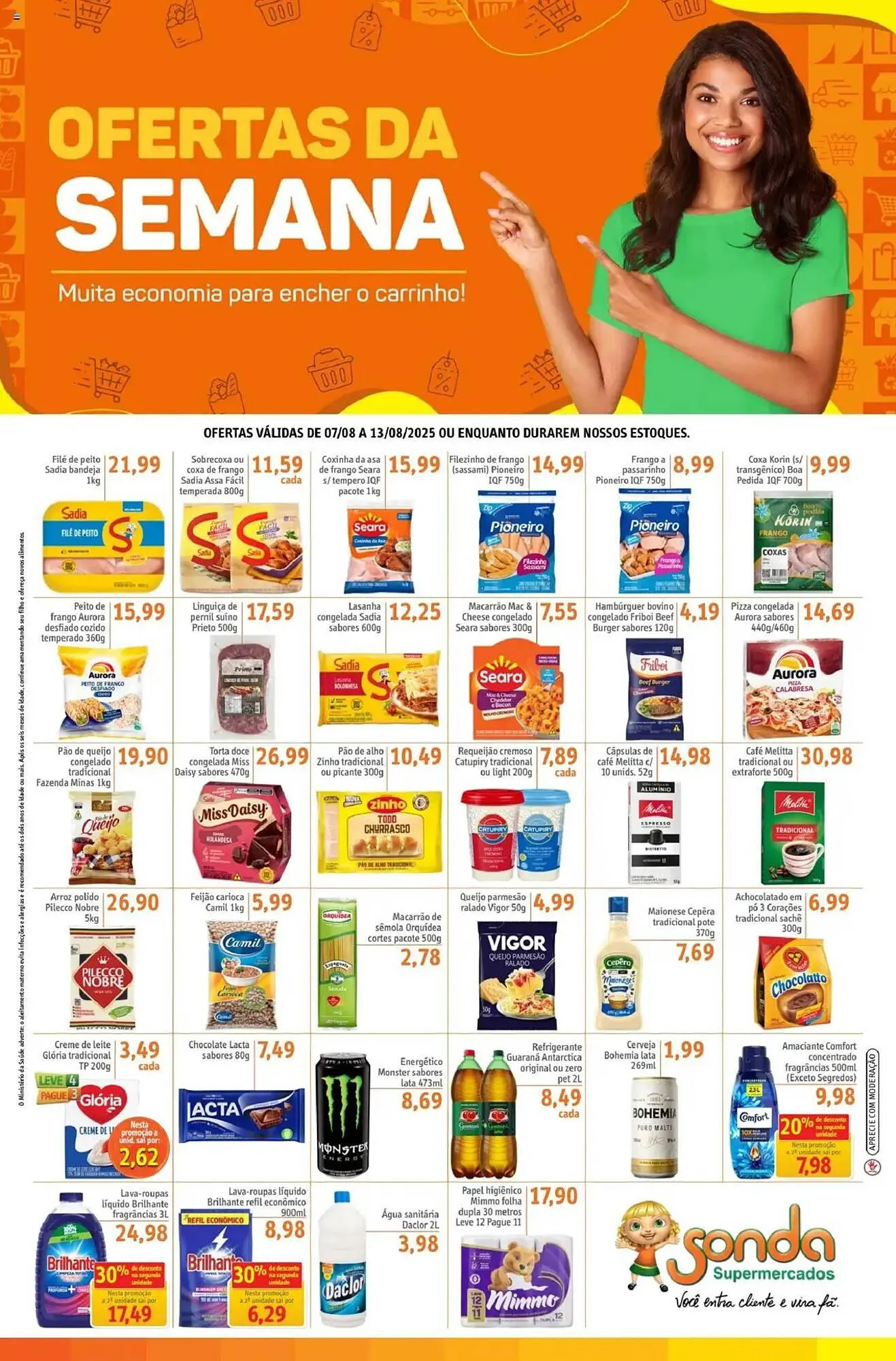 Encarte de Catálogo Sonda 7 de agosto até 13 de agosto 2025 - Pagina 1
