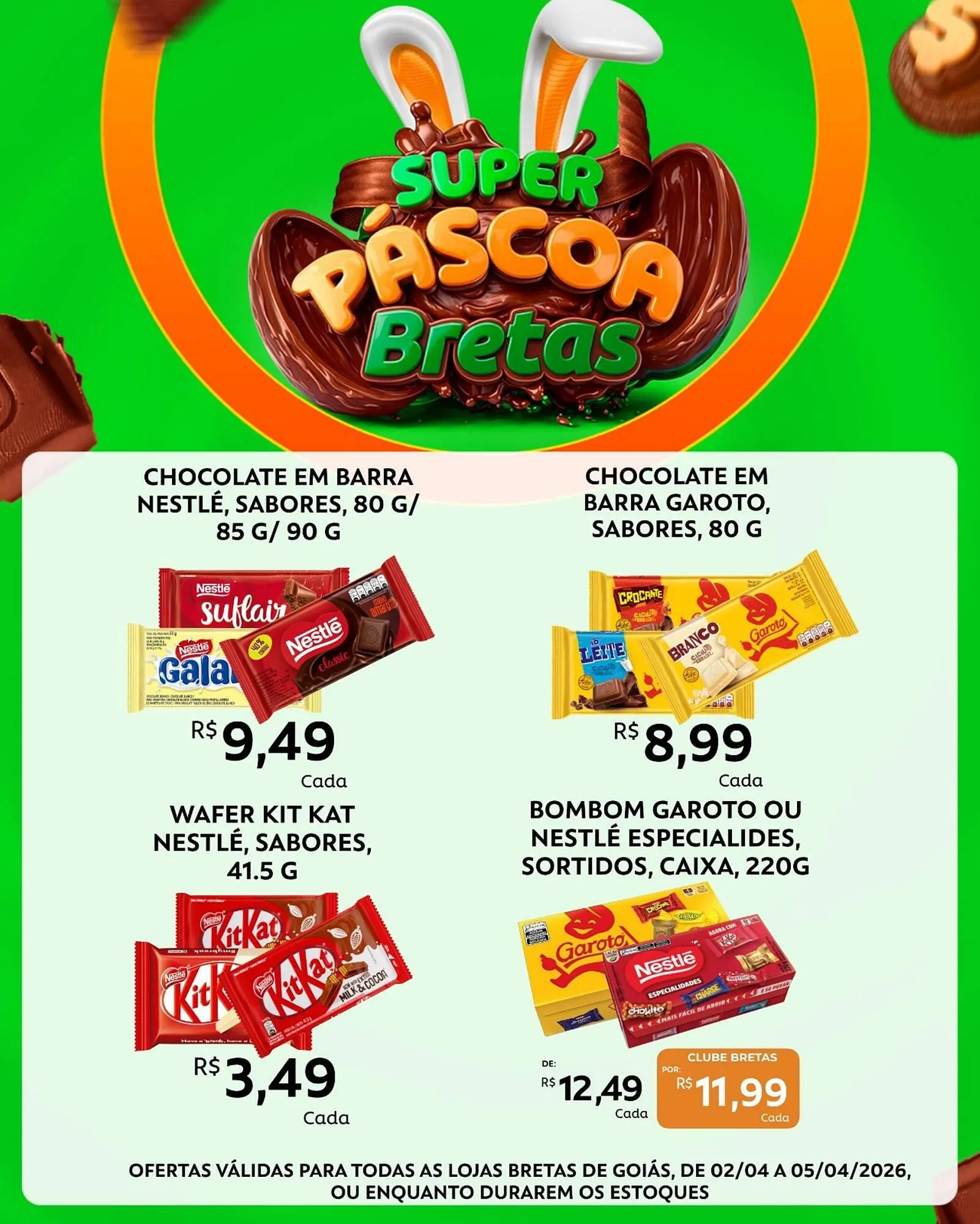 Encarte de Catálogo Supermercados Bretas 3 de abril até 5 de abril 2026 - Pagina 2