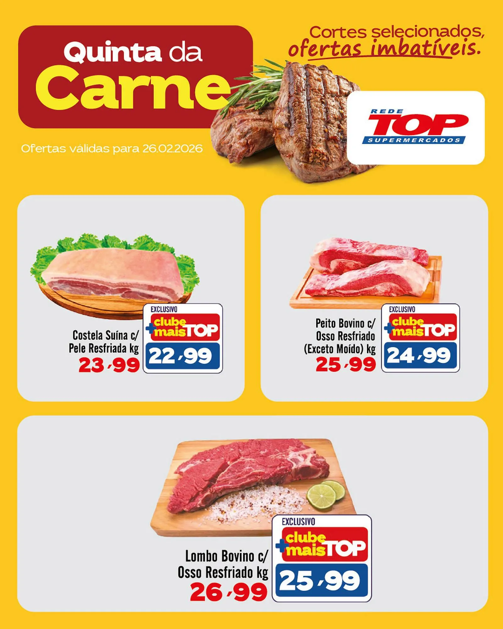 Encarte de Encarte Rede Top 26 de fevereiro até 26 de fevereiro 2026 - Pagina 3
