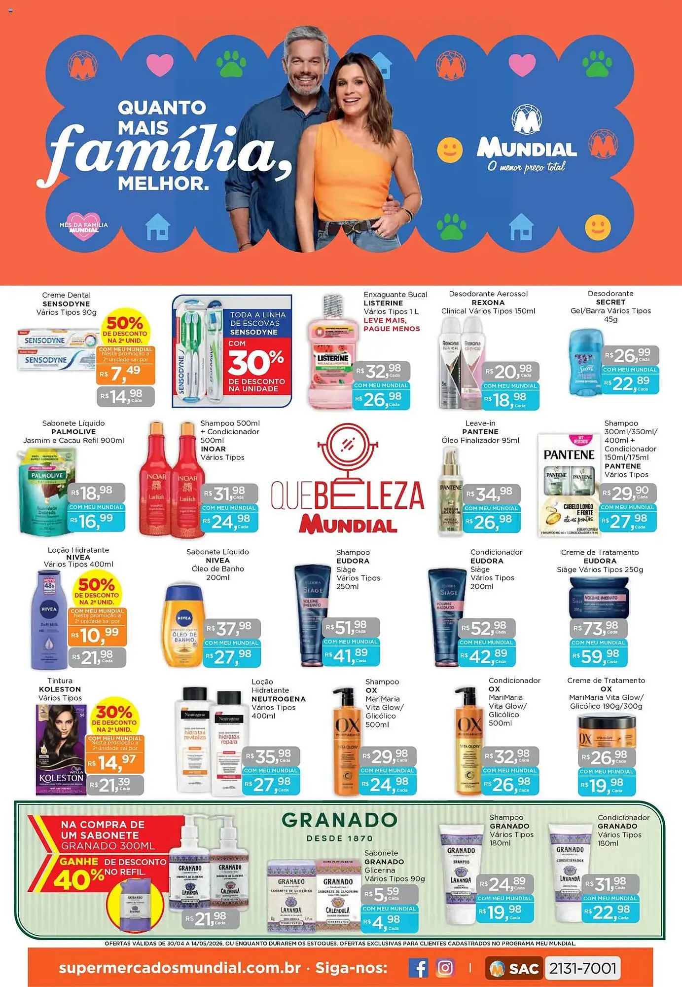 Encarte de Encarte Supermercados Mundial 30 de abril até 15 de maio 2026 - Pagina 1
