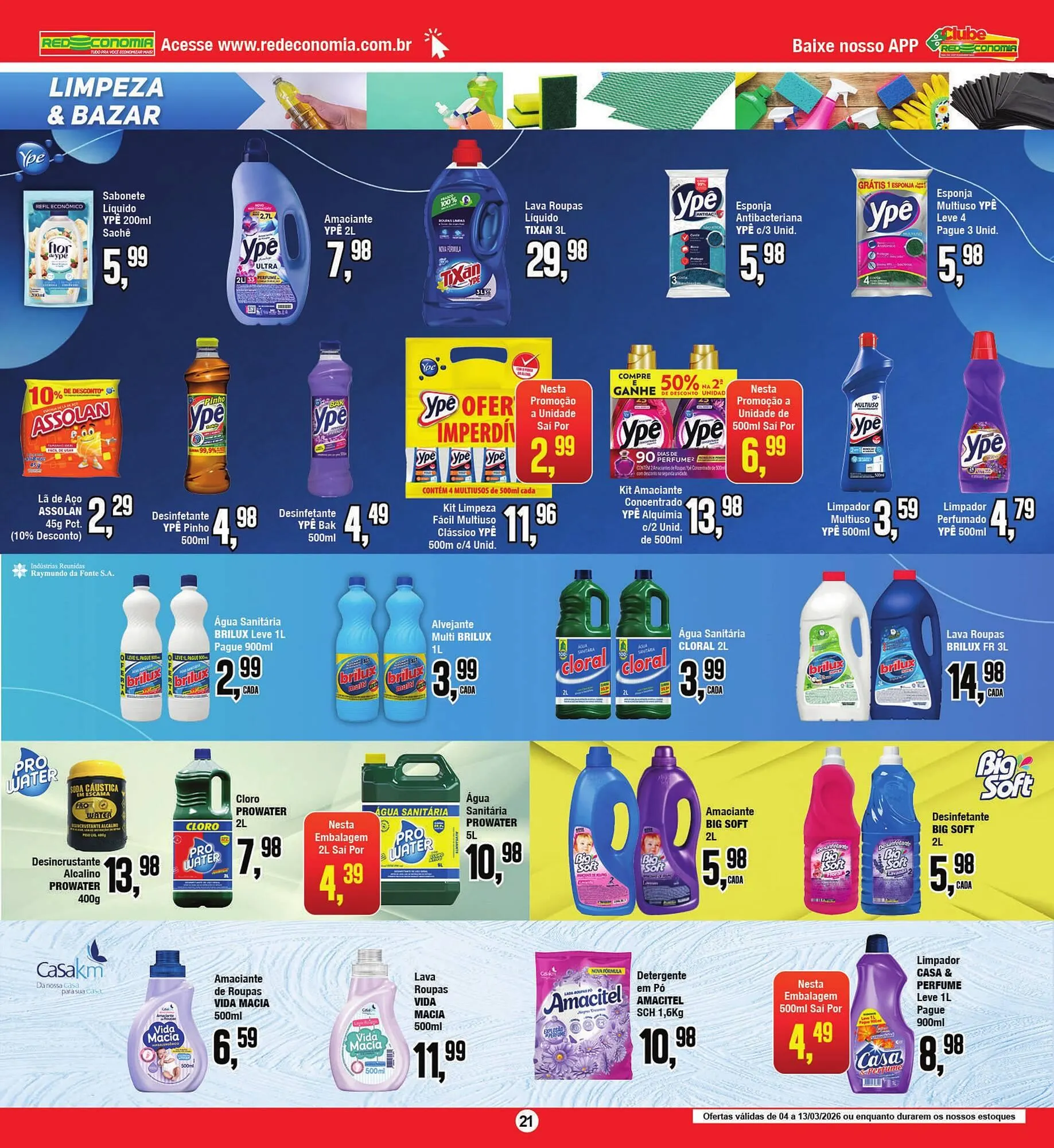 Encarte de Encarte Redeconomia 5 de março até 13 de março 2026 - Pagina 21
