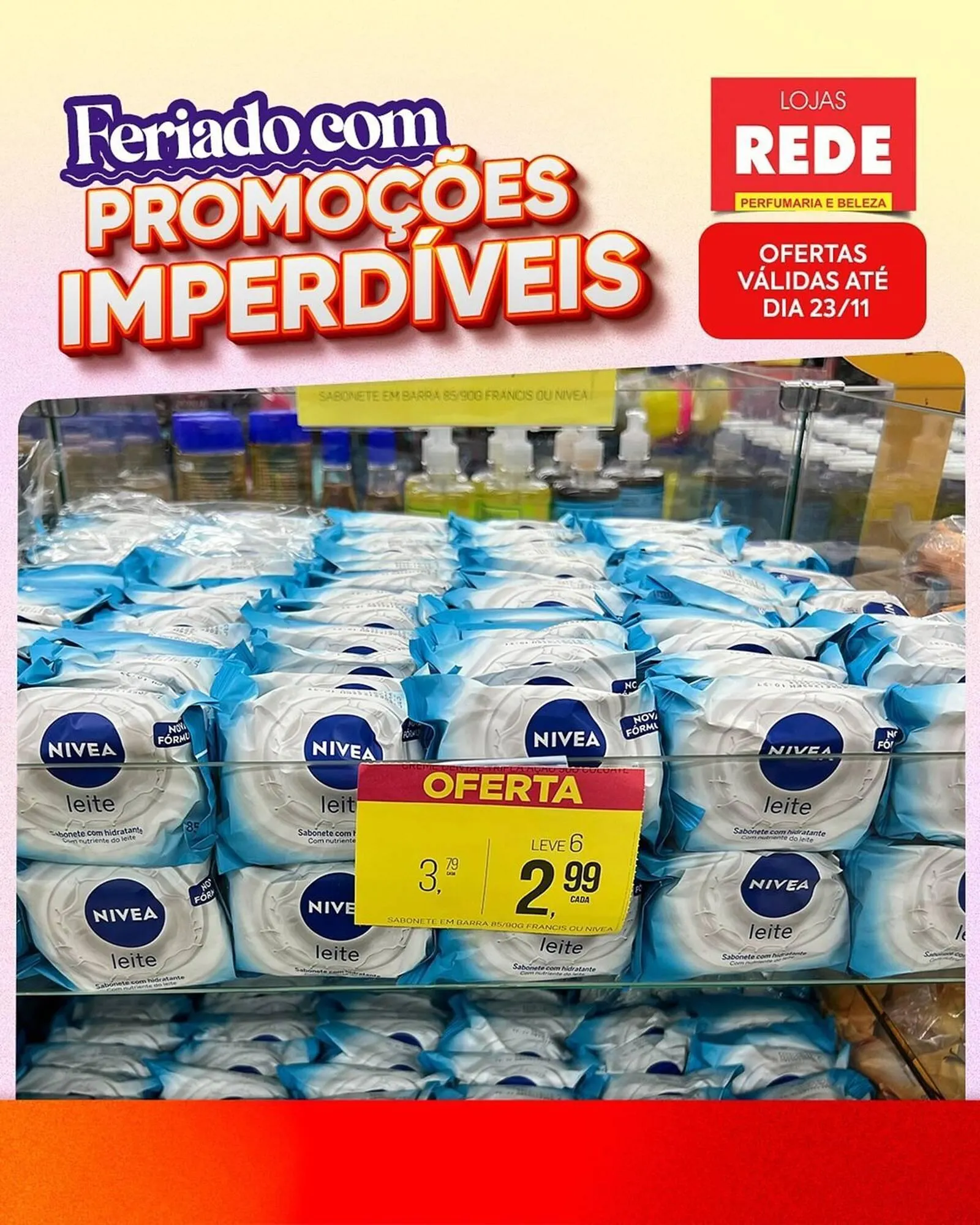 Encarte de Folheto Lojas Rede 19 de novembro até 23 de novembro 2025 - Pagina 1