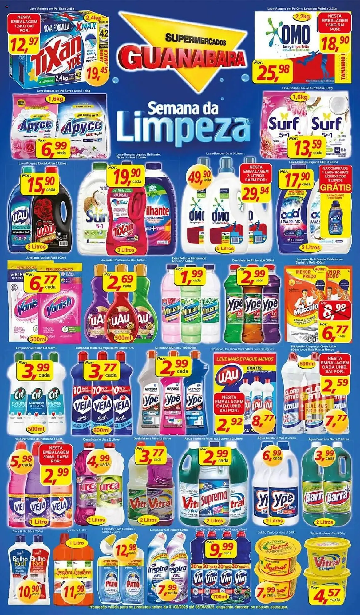 Encarte de Catálogo Supermercados Guanabara 1 de agosto até 6 de agosto 2025 - Pagina 3