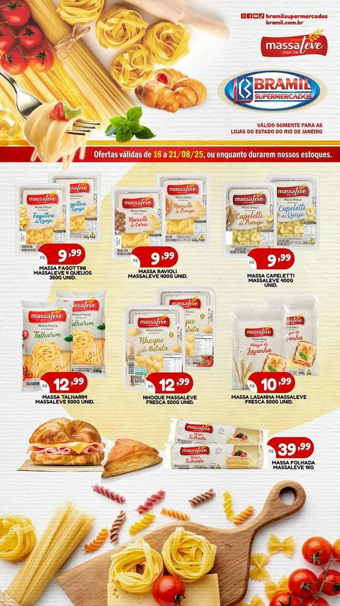 Encarte de Catálogo Bramil Supermercados 18 de agosto até 21 de agosto 2025 - Pagina 1